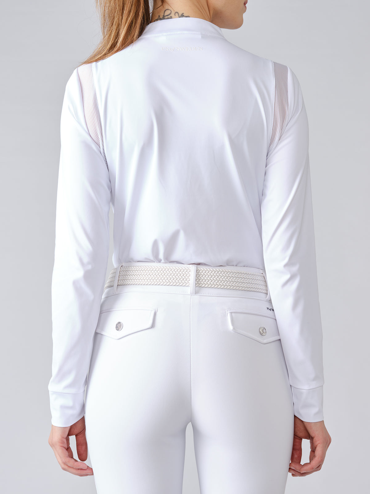 Madison L/S Competition Top White
