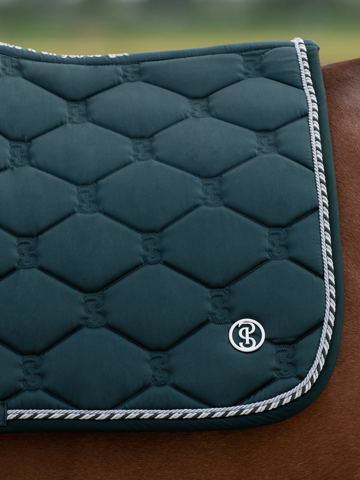 Saddle Pad Jump Signature Midnight green