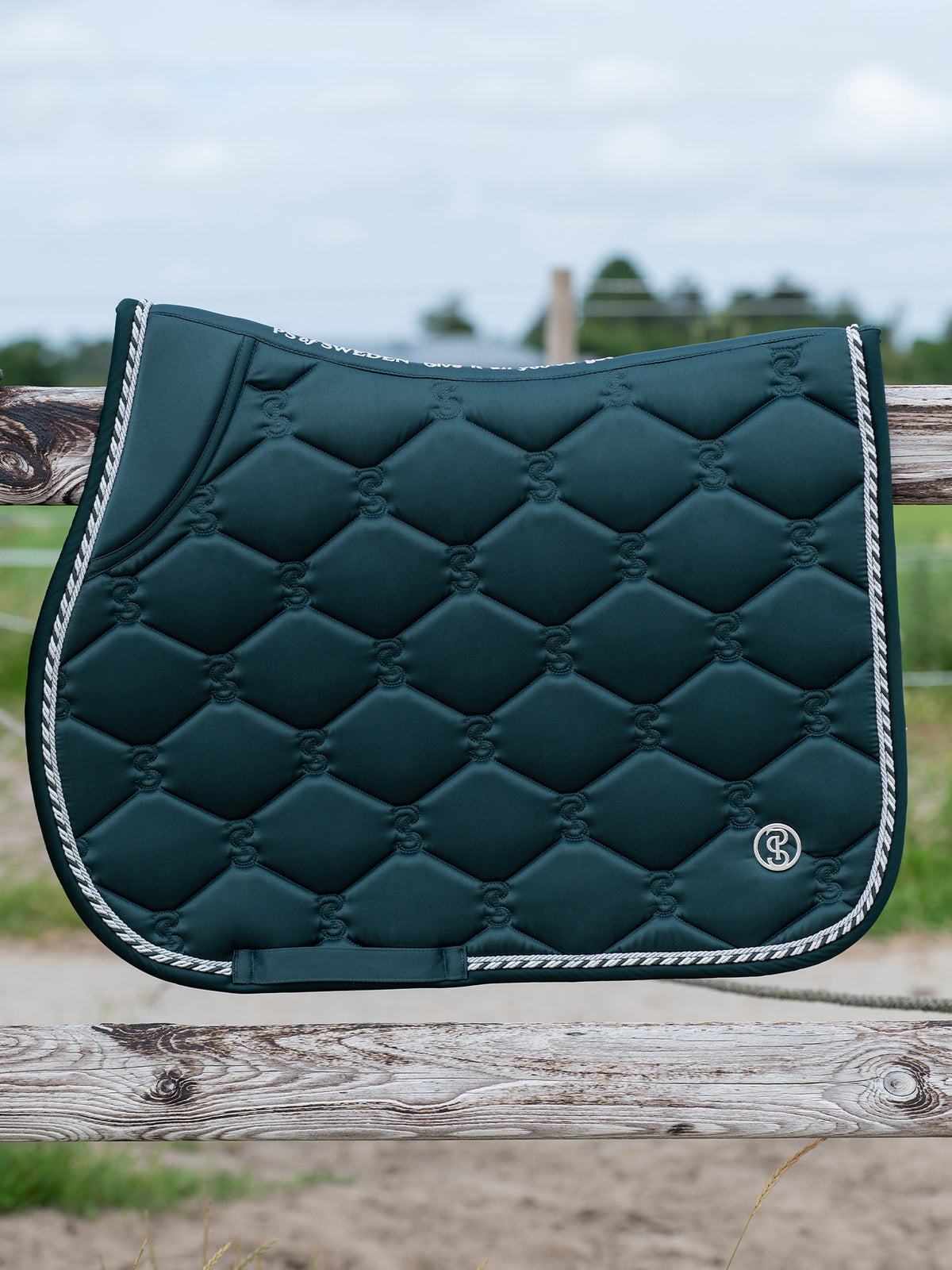 Saddle Pad Jump Signature Midnight green