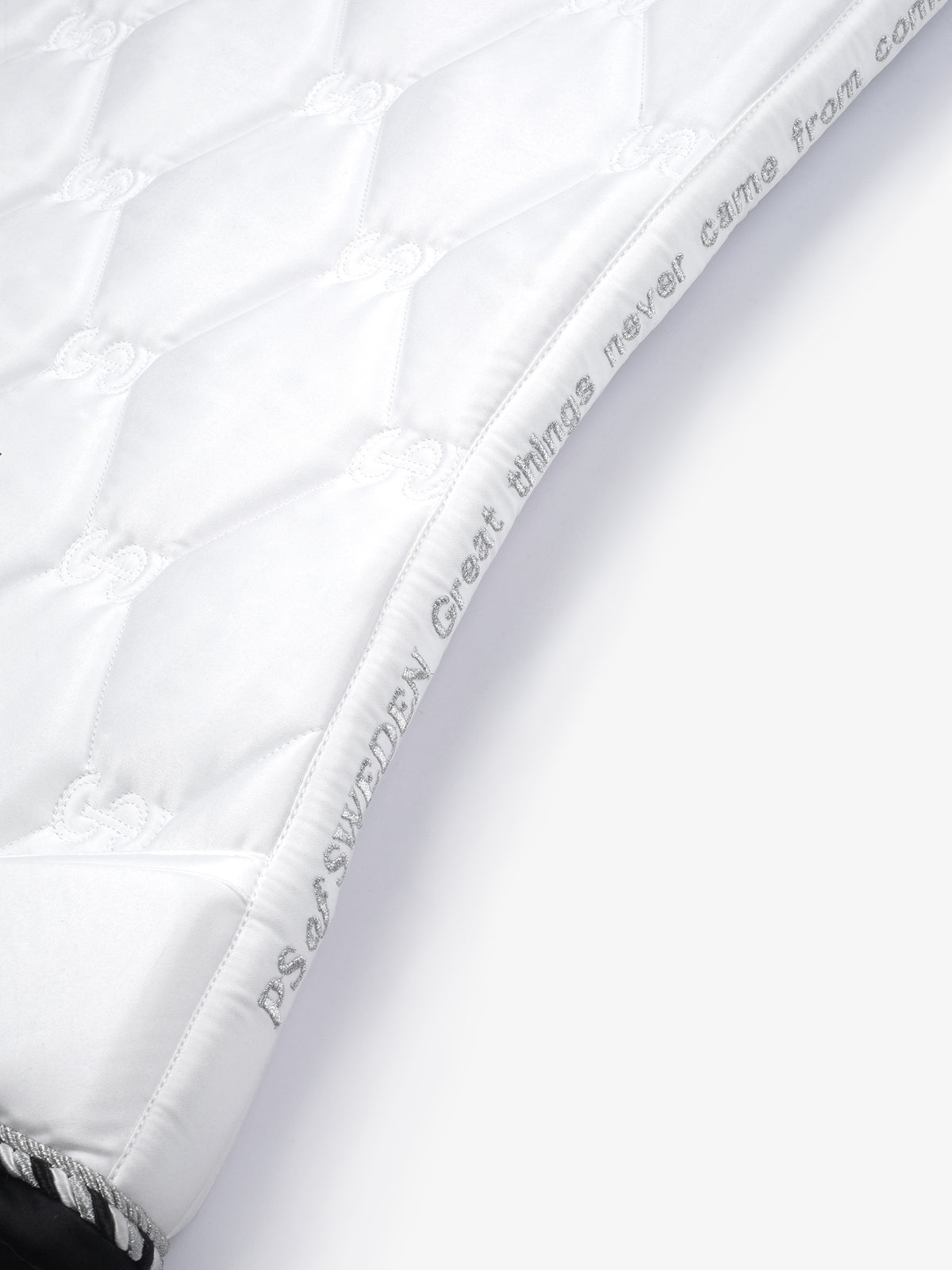 Saddle Pad Jump Signature - White | Black