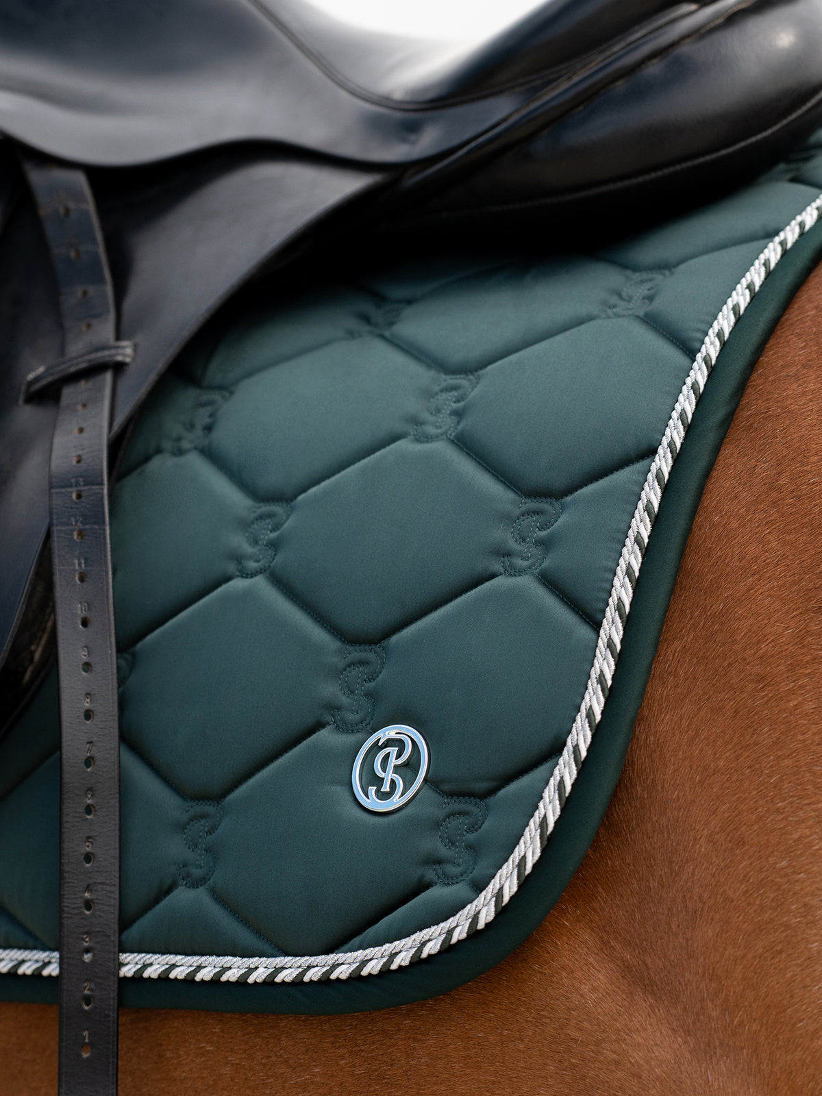Saddle Pad Jump Signature Midnight green