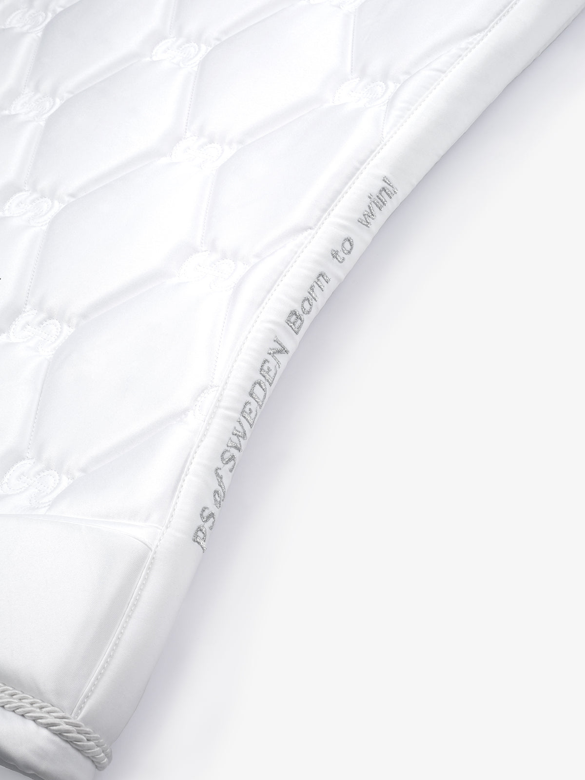 Saddle Pad Jump Signature White I White