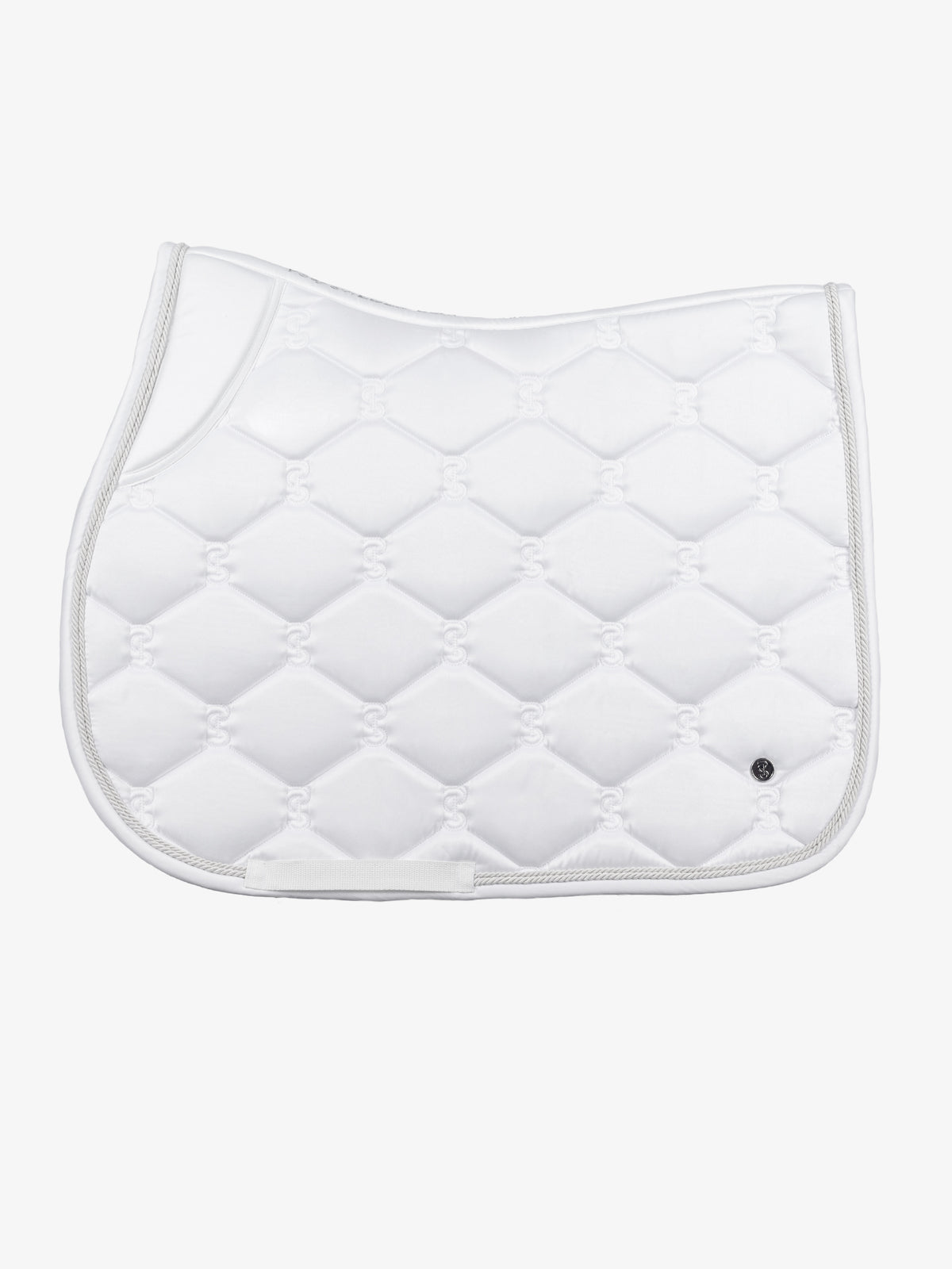 Saddle Pad Jump Signature - White I White