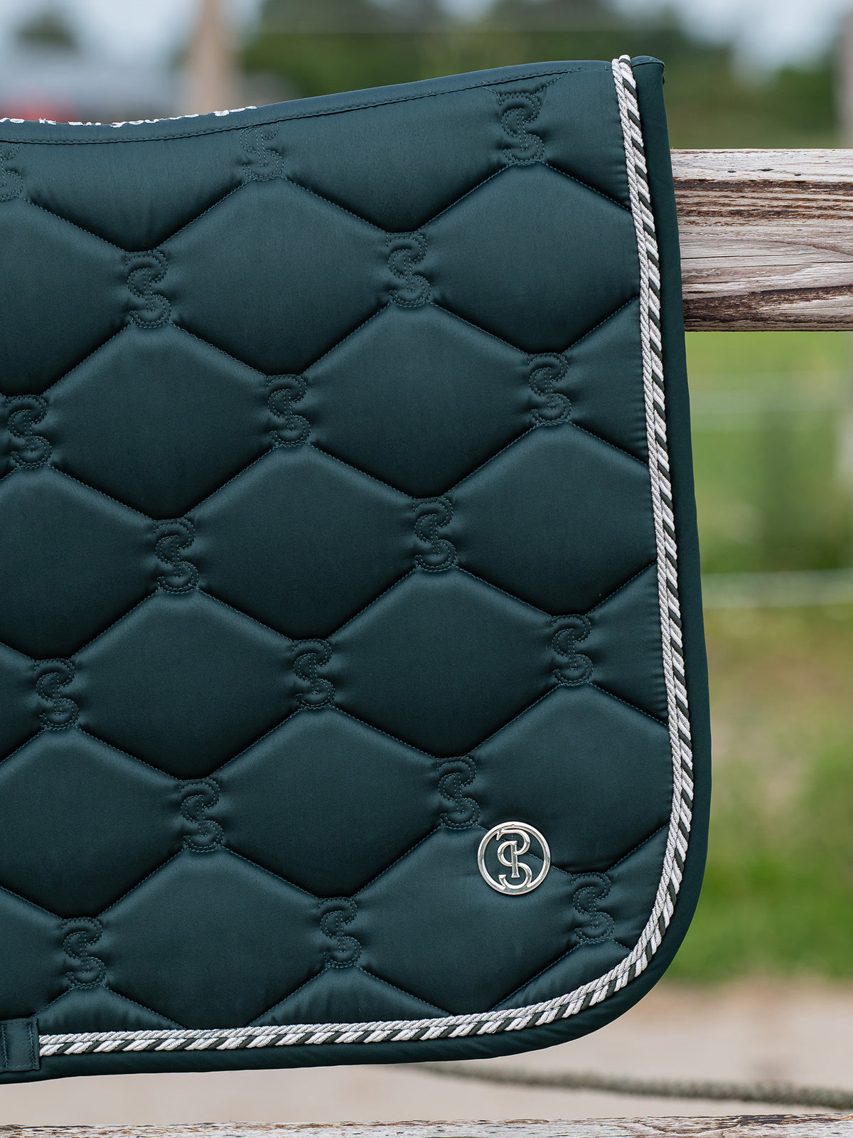 Saddle Pad Jump Signature Midnight green