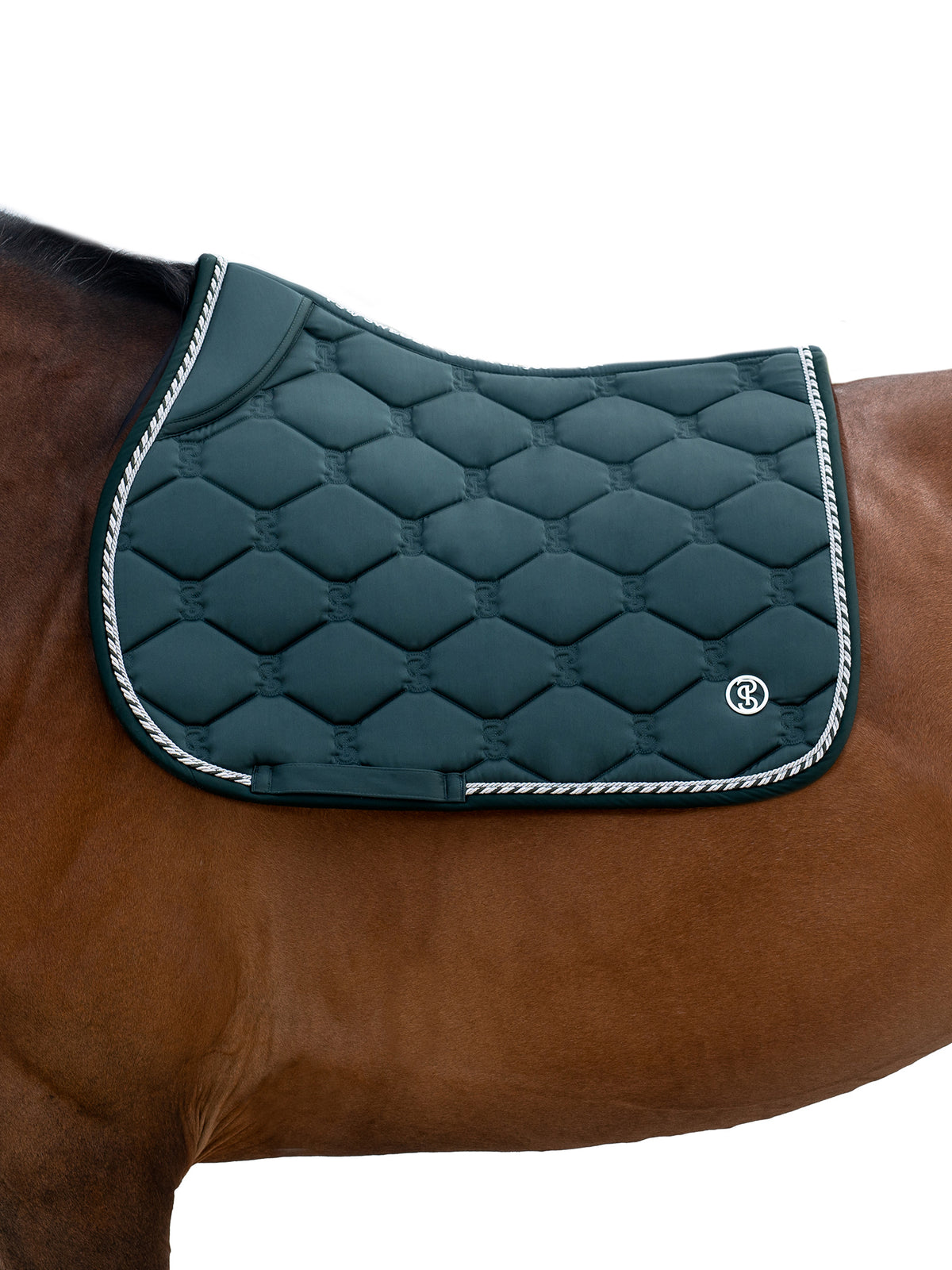 Saddle Pad Jump Signature Midnight green