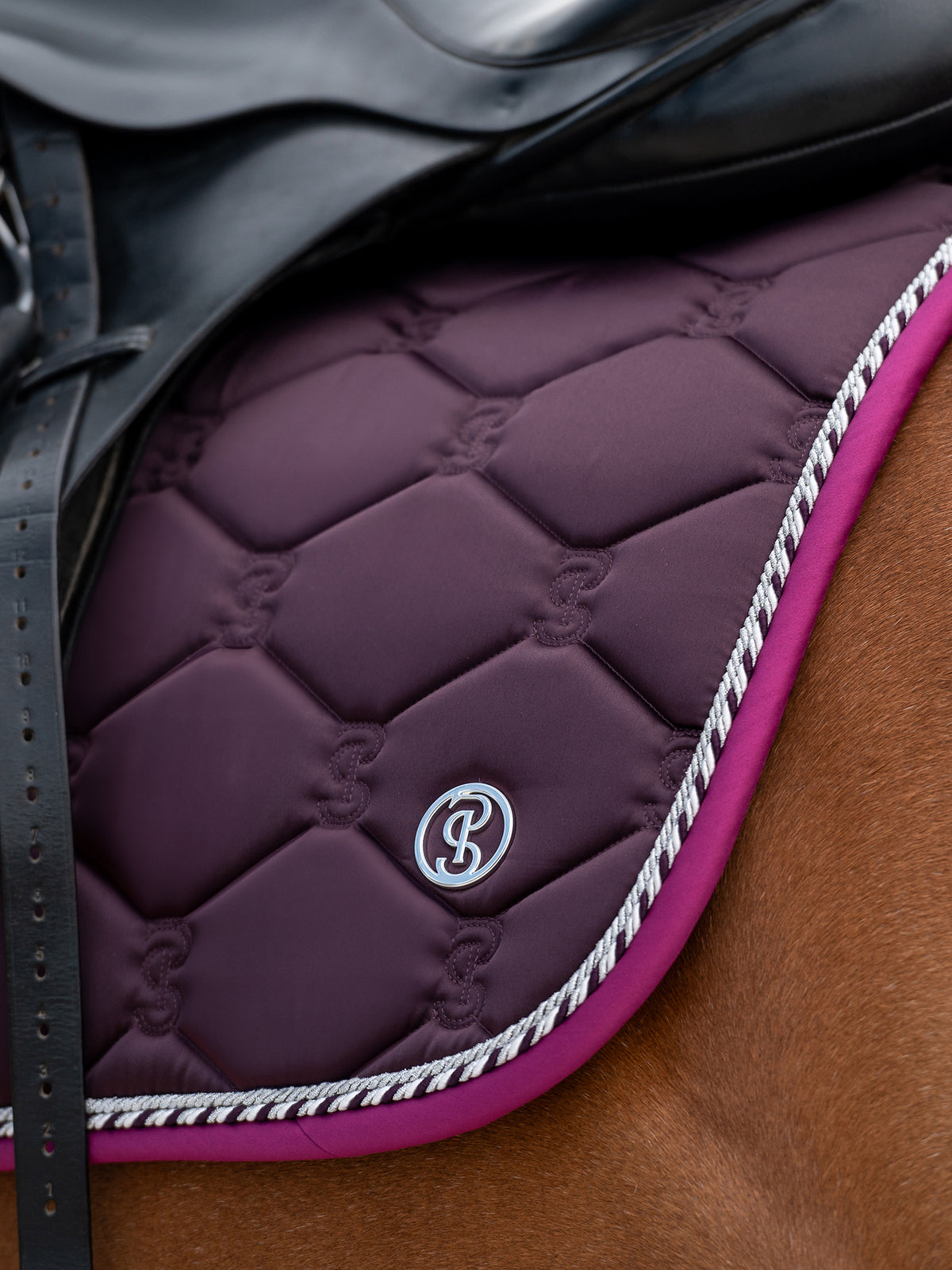 Saddle Pad Jump Signature Plum