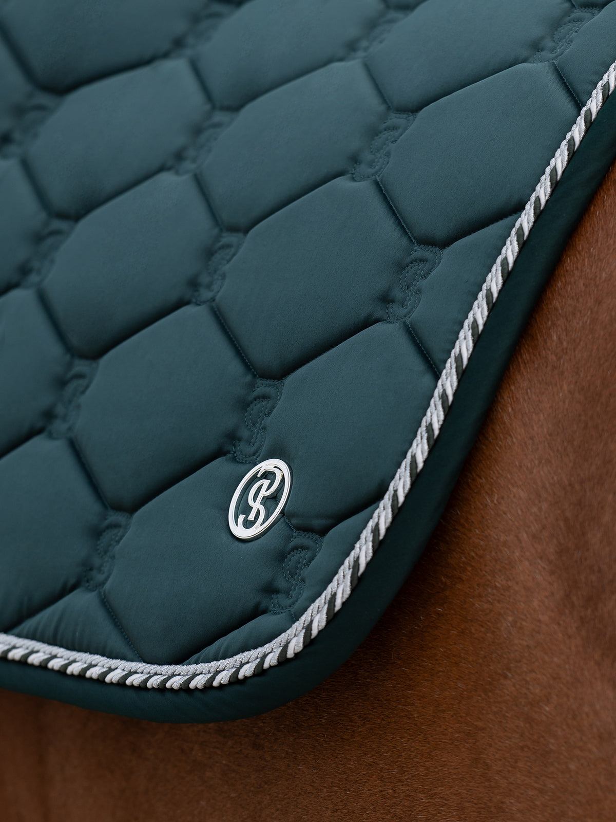Saddle Pad Jump Signature Midnight green