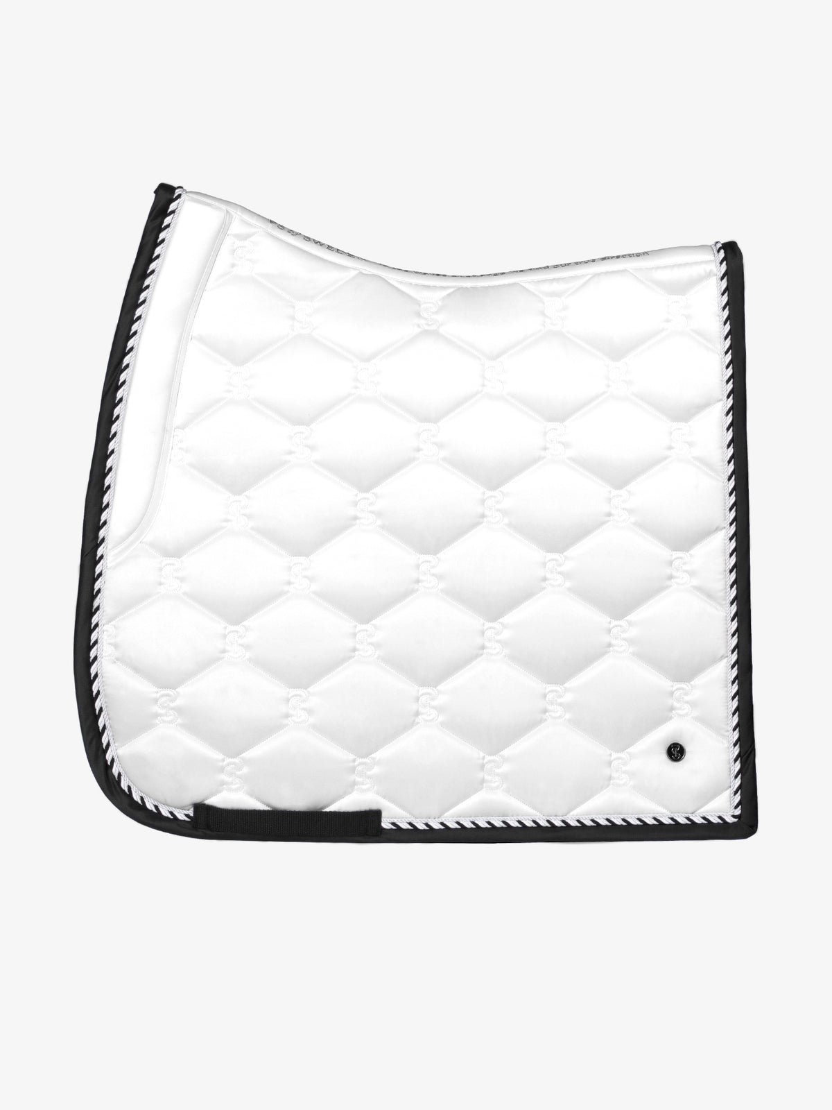 Saddle Pad Dressage Signature - White | Black