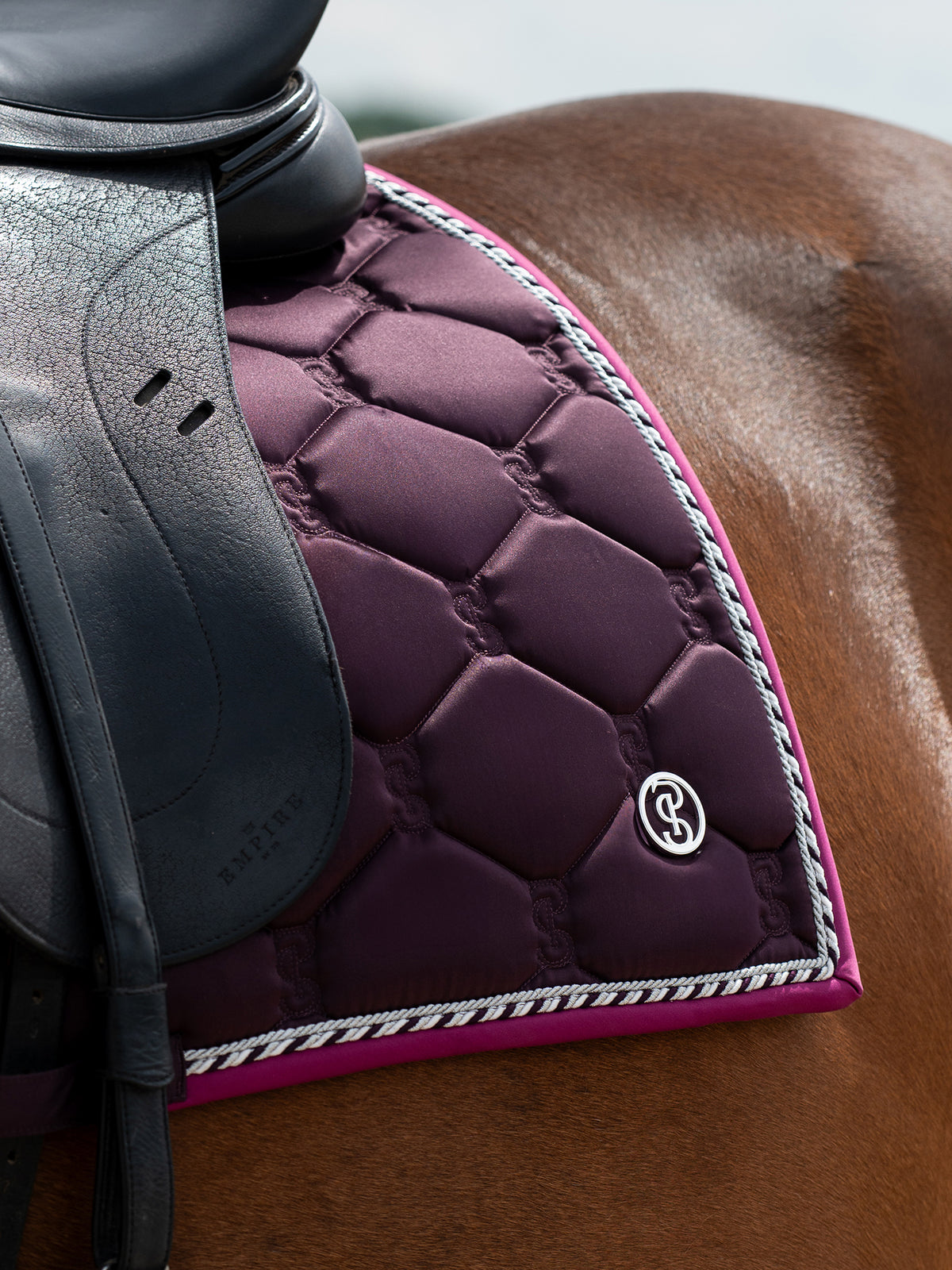 Saddle Pad Dressage Signature Plum
