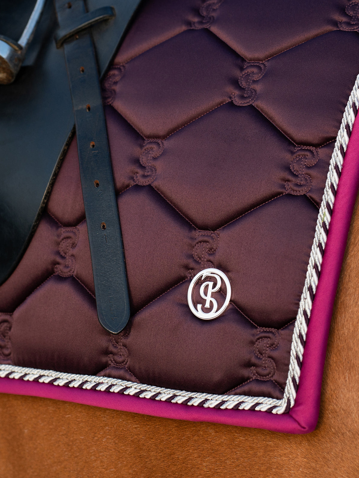 Saddle Pad Dressage Signature Plum