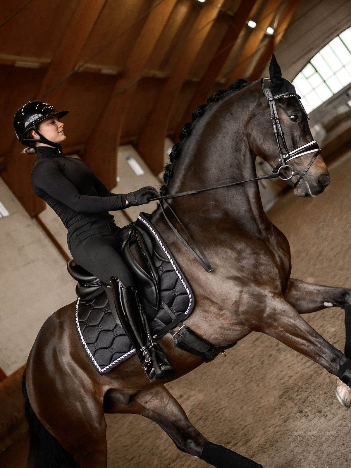 Saddle Pad Dressage Signature Black