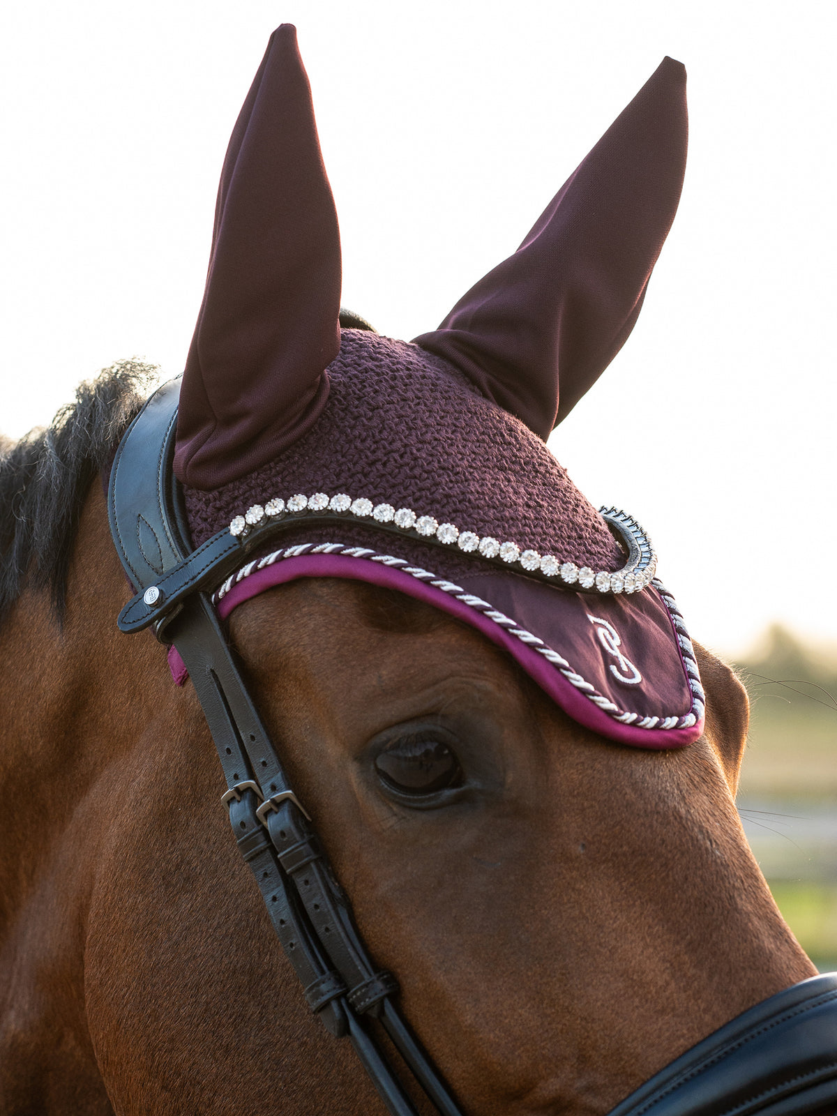 Ear Bonnet Signature Plum