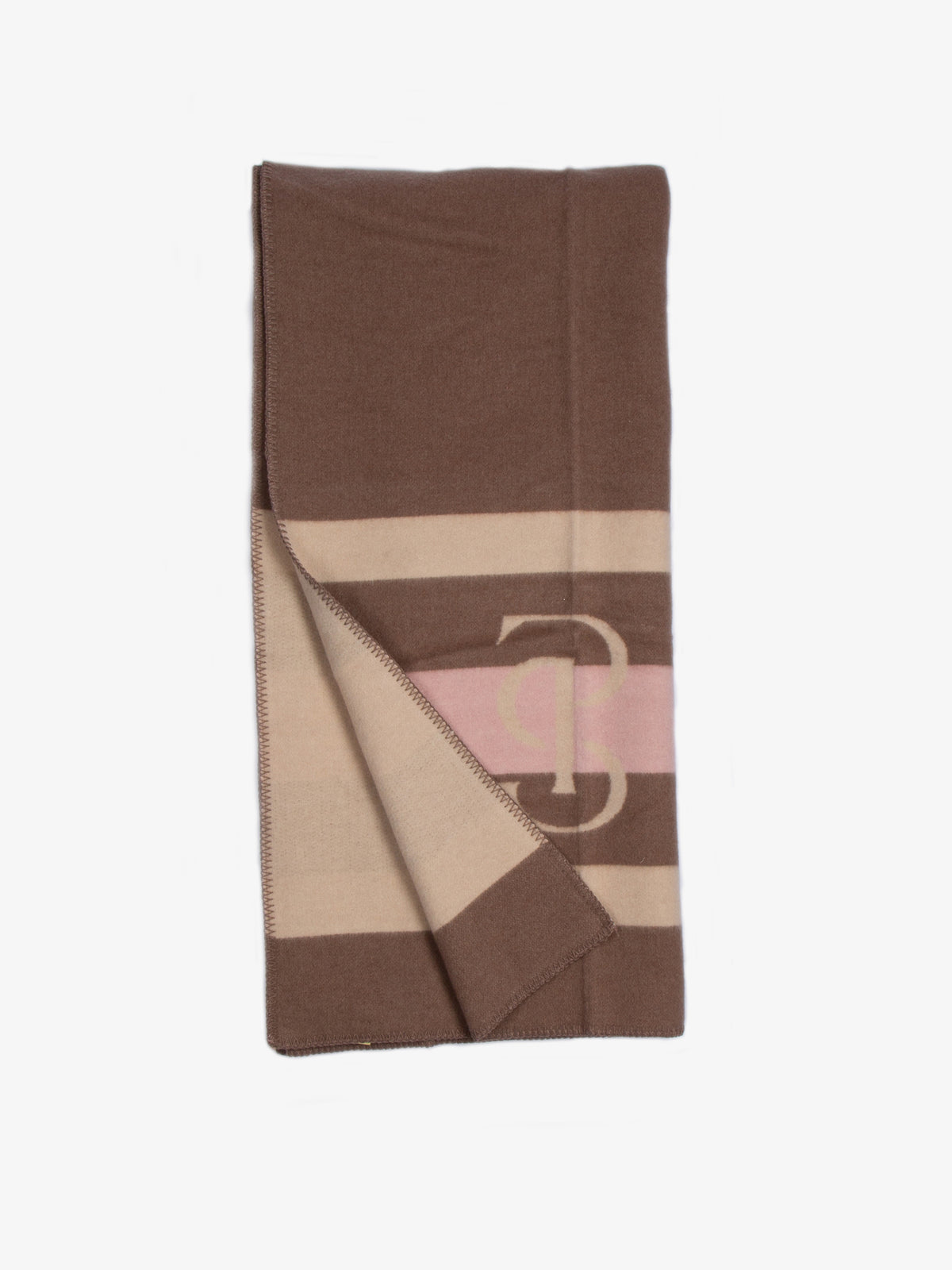 Striped Wool Blanket - Tender Taupe
