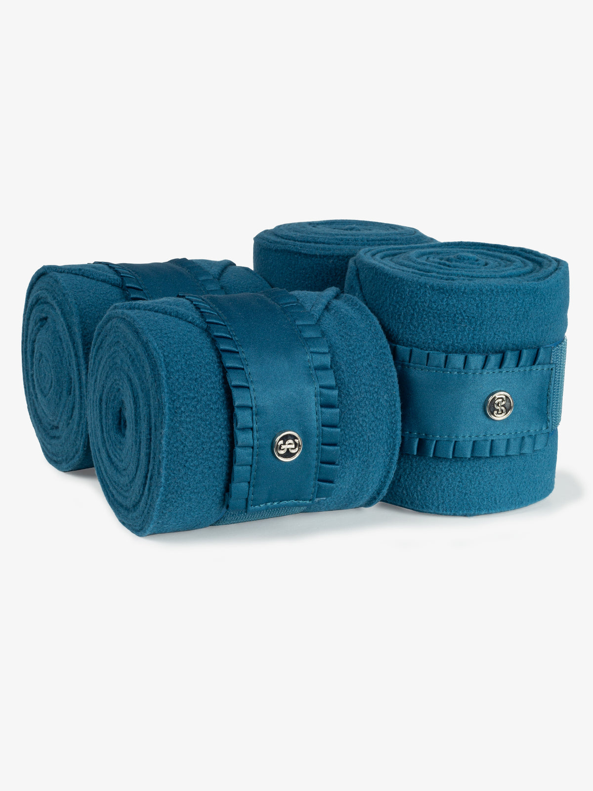 Polos Ruffle Petrol Blue