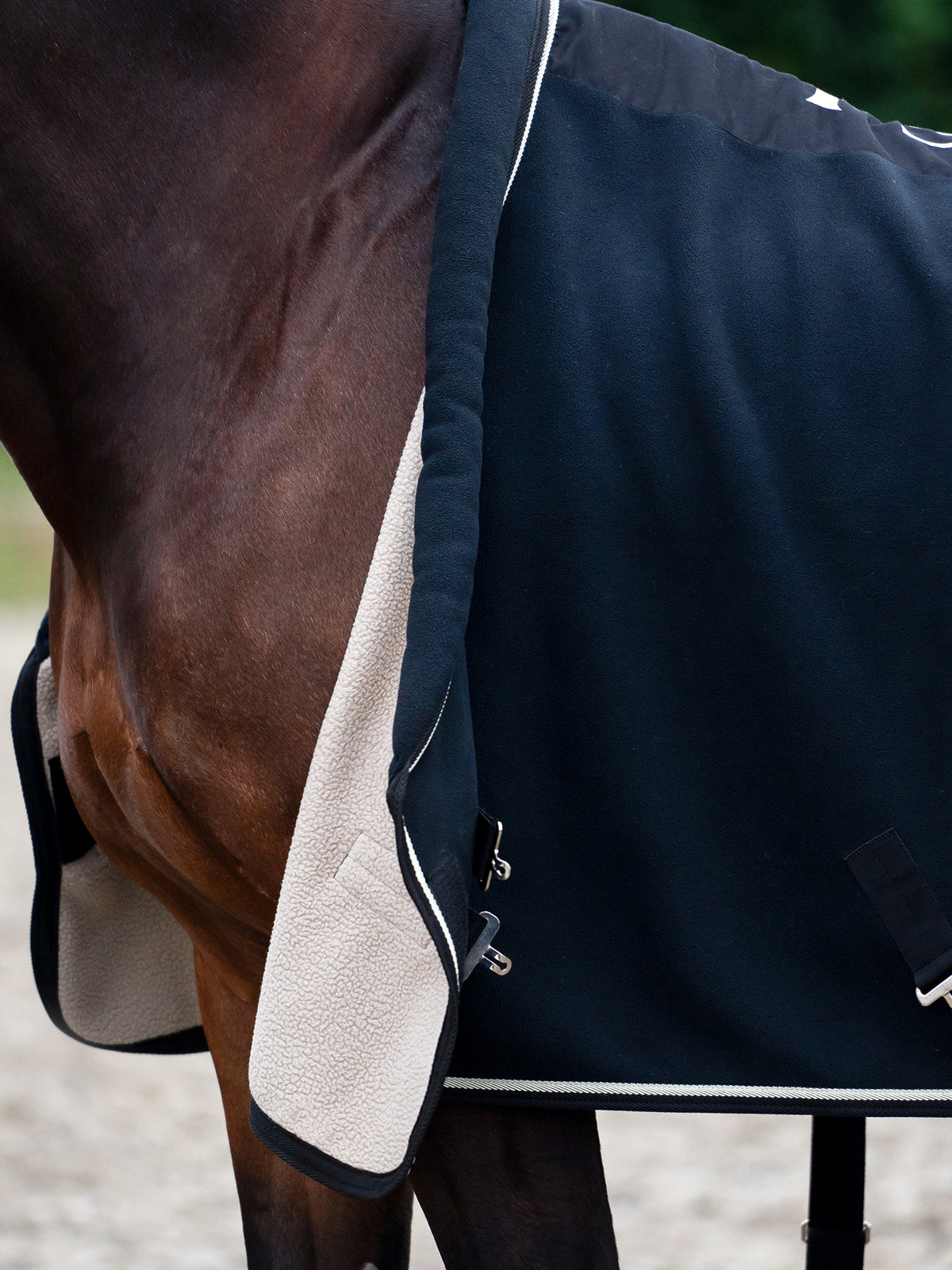 Premium Fleece Rug Navy
