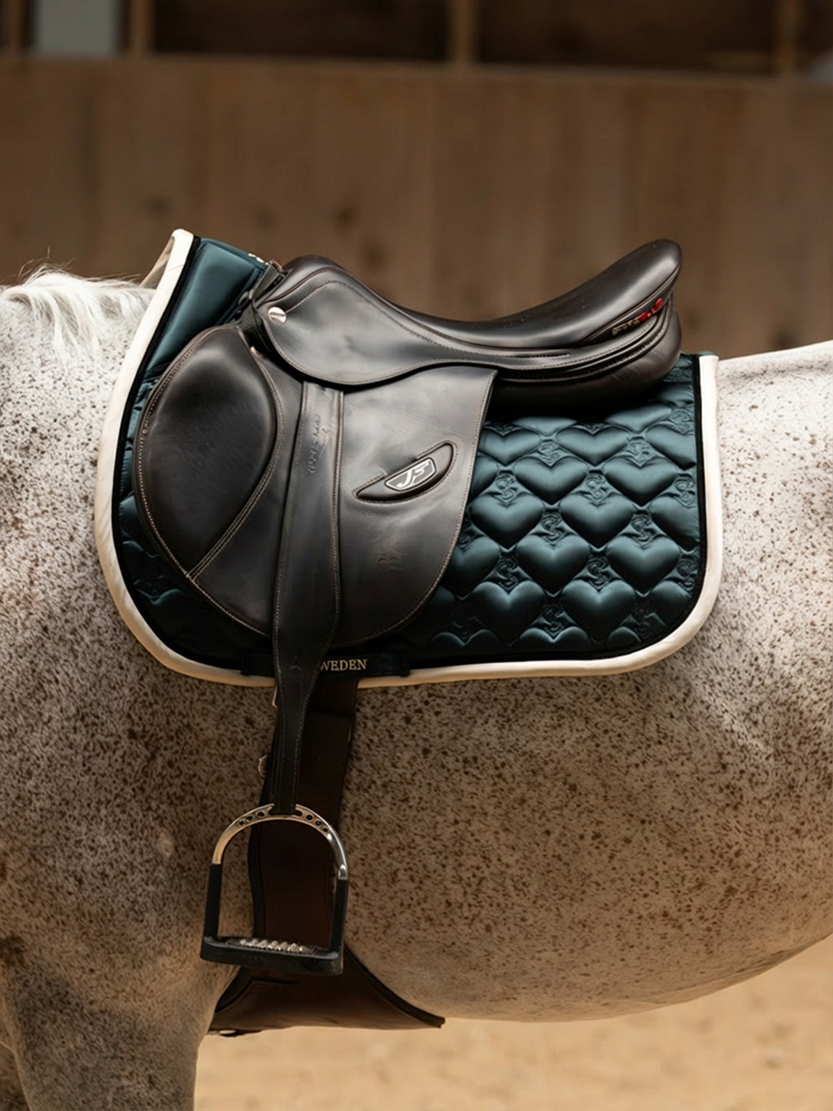 Saddle Pad Heart Jump Mystic Forest