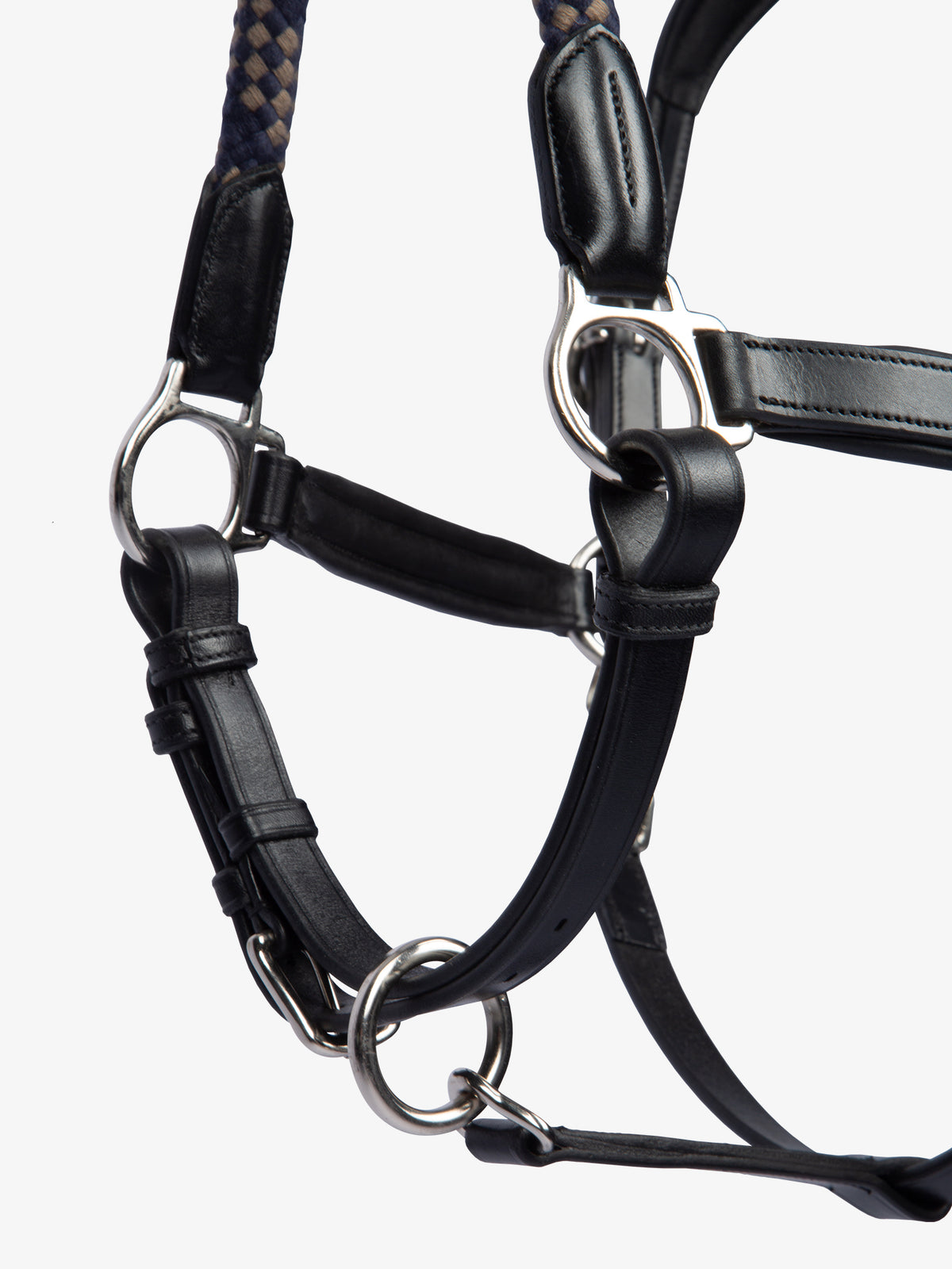 Palermo Leather Halter Black Leather