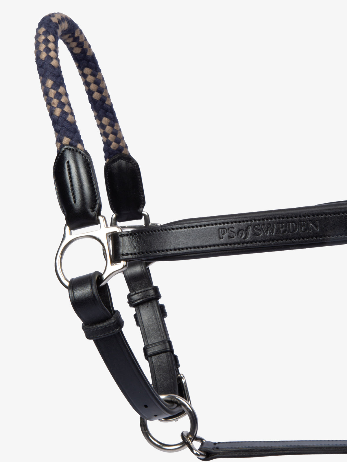Palermo Leather Halter Black Leather