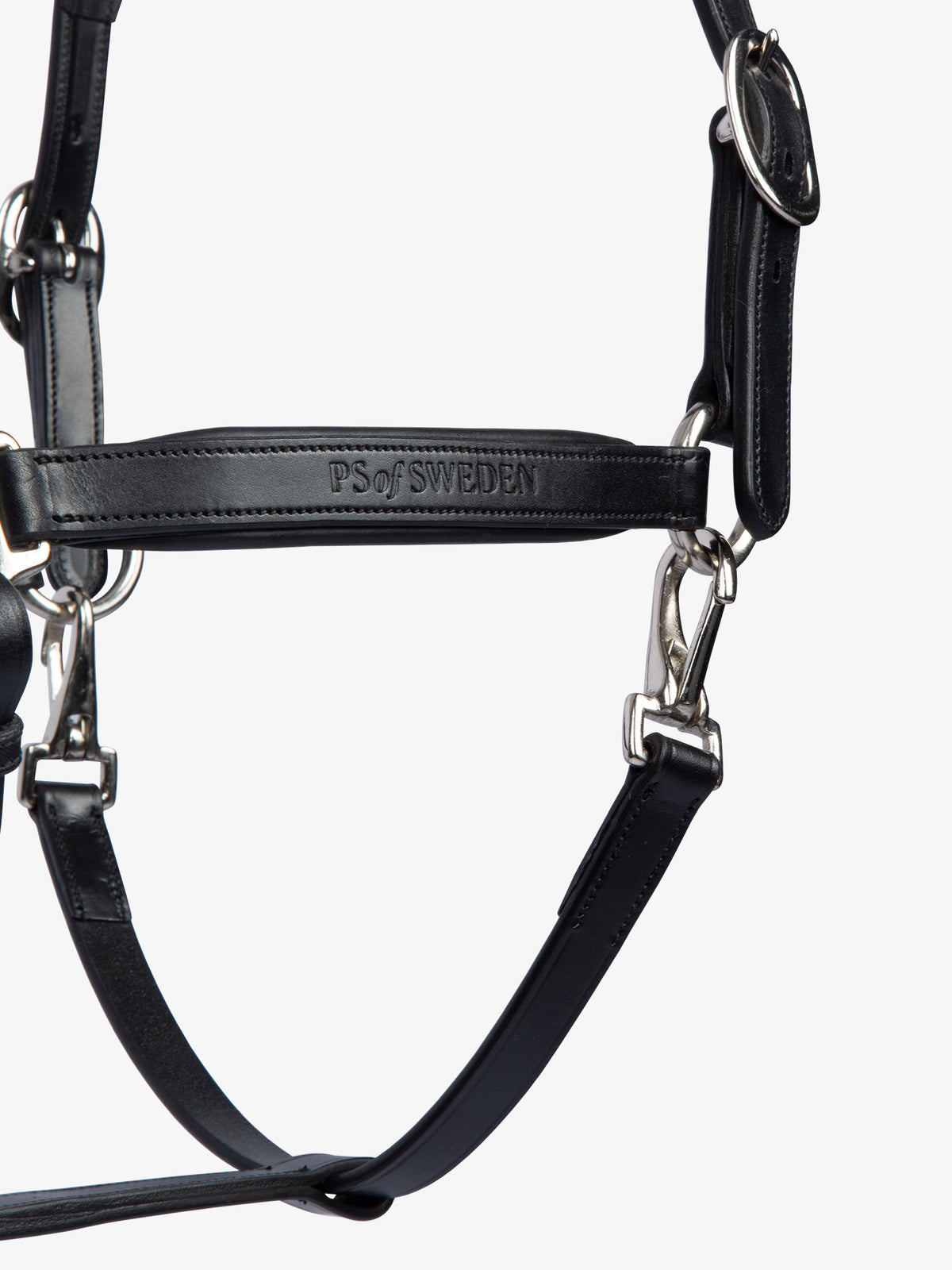 Palermo Leather Halter Black Leather