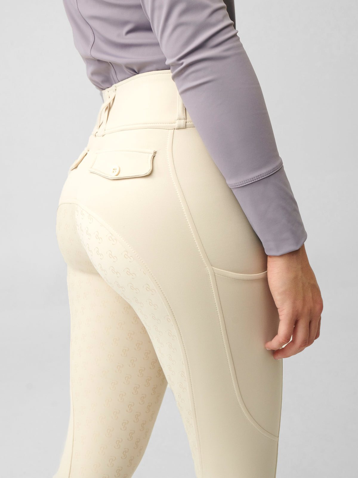 Katja FG Riding Tights - Dark Ivory