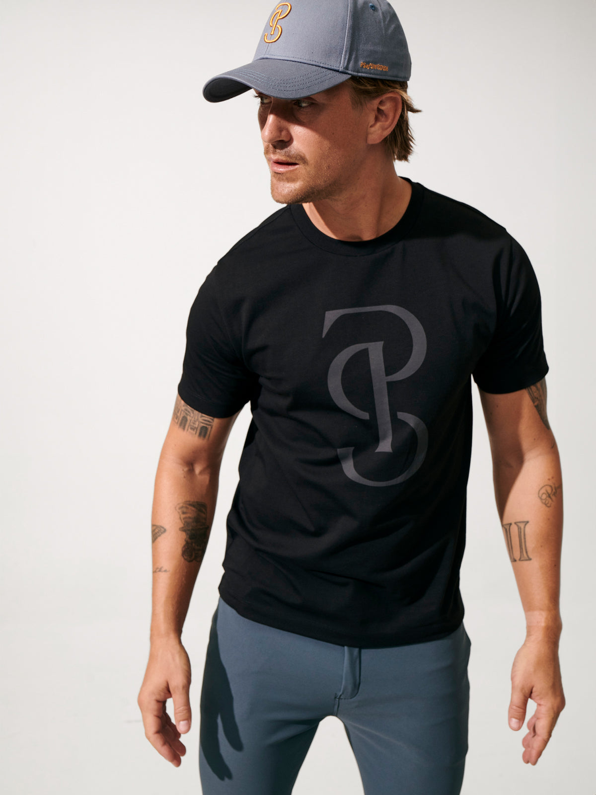 Scott S/S Cotton Tee Black