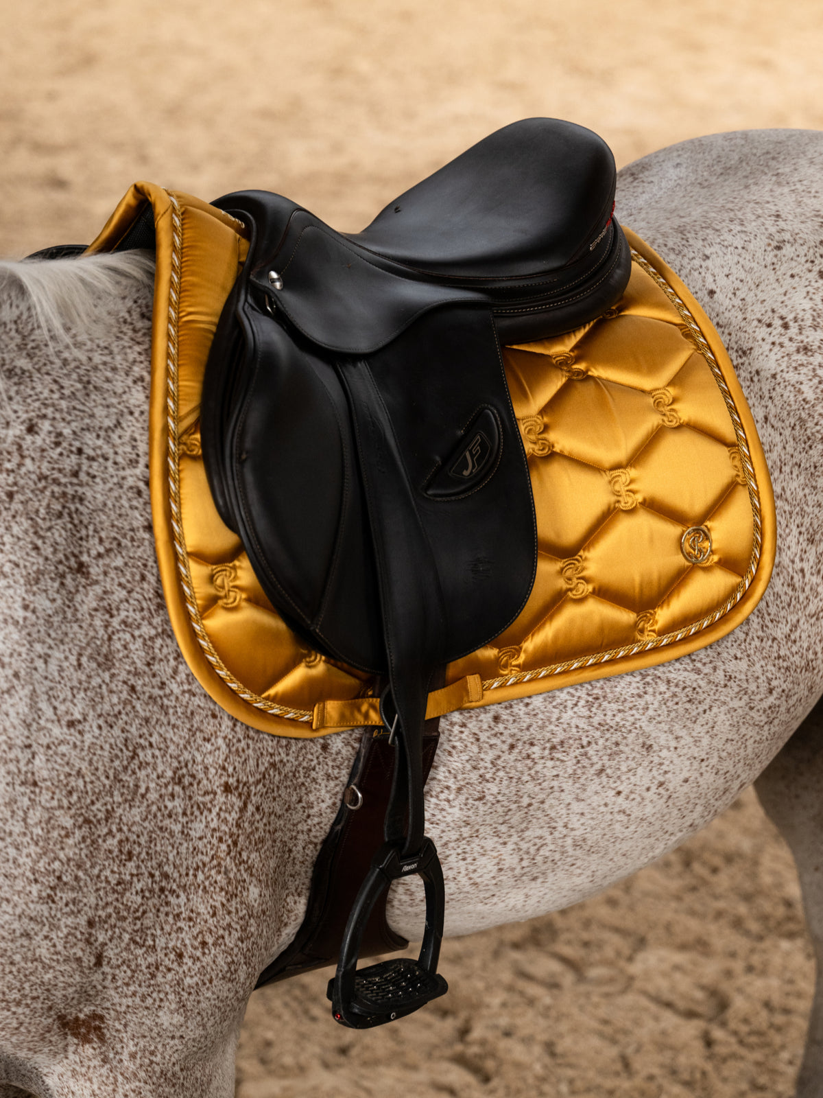 Saddle Pad Jump Signature - Old Gold