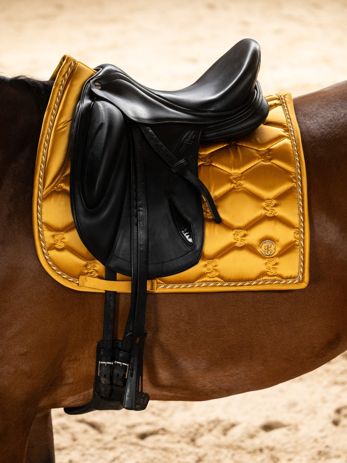 Saddle Pad Dressage Signature - Old Gold