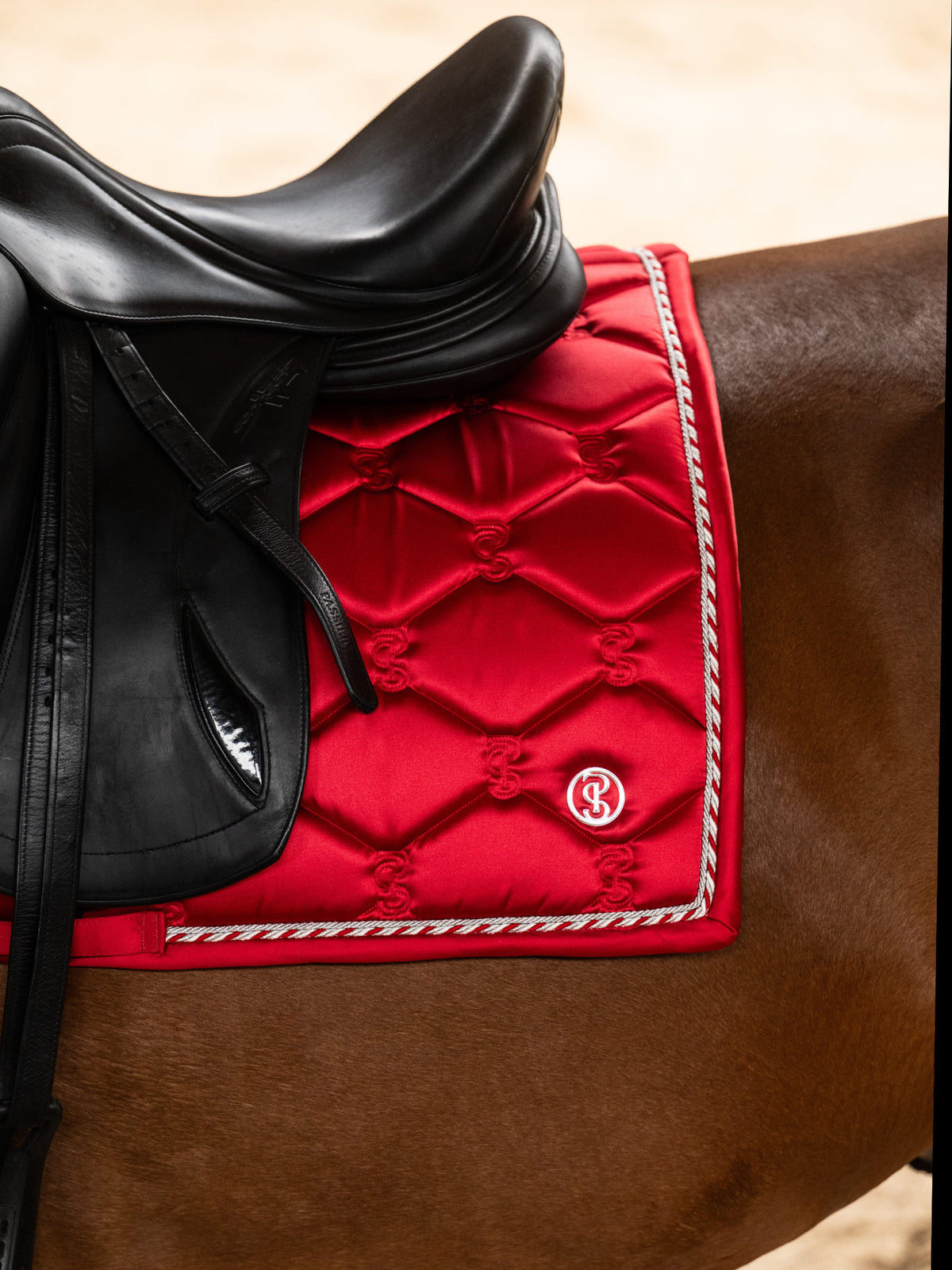 Saddle Pad Dressage Signature - Cranberry Red