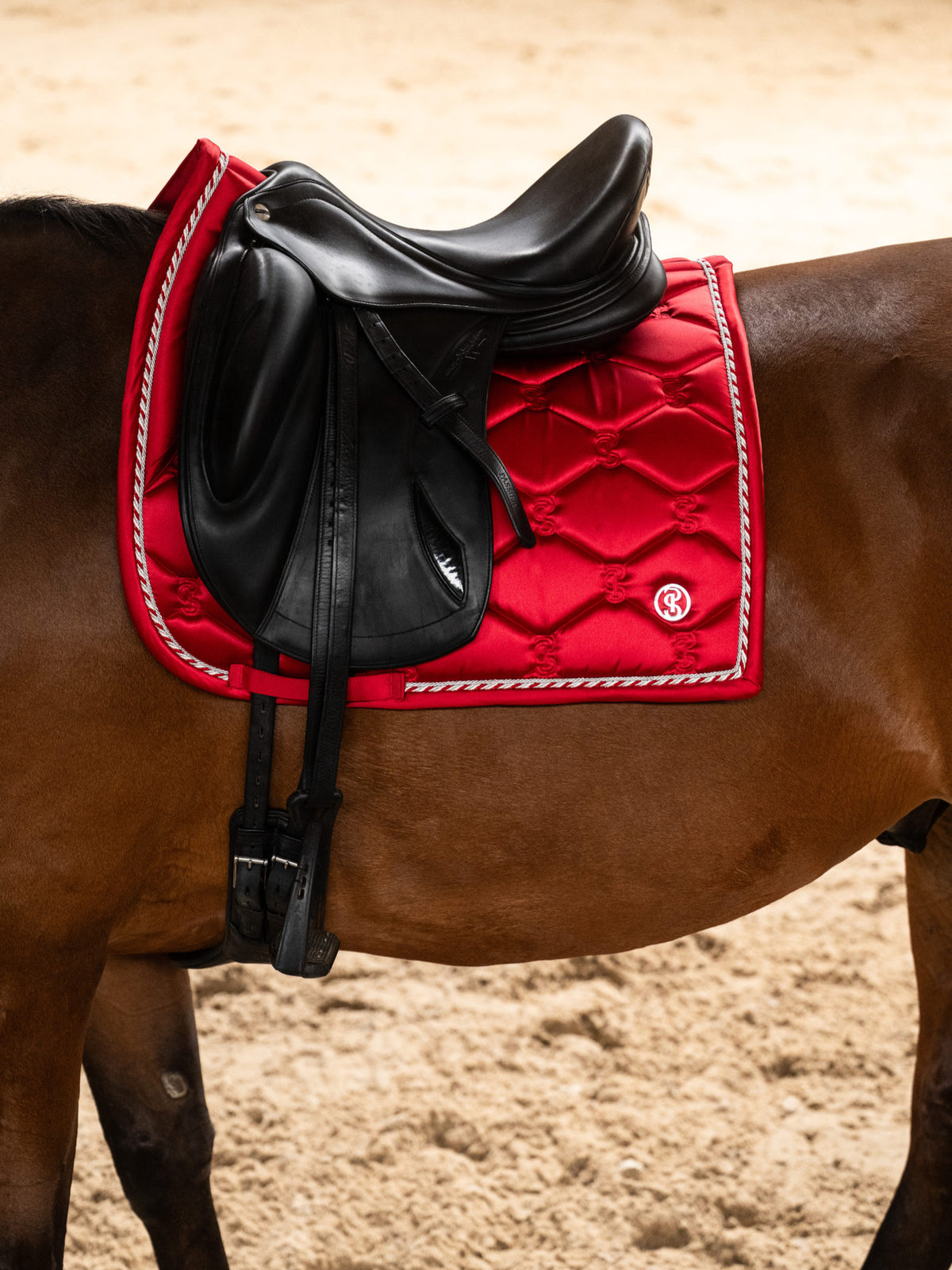 Saddle Pad Dressage Signature - Cranberry Red