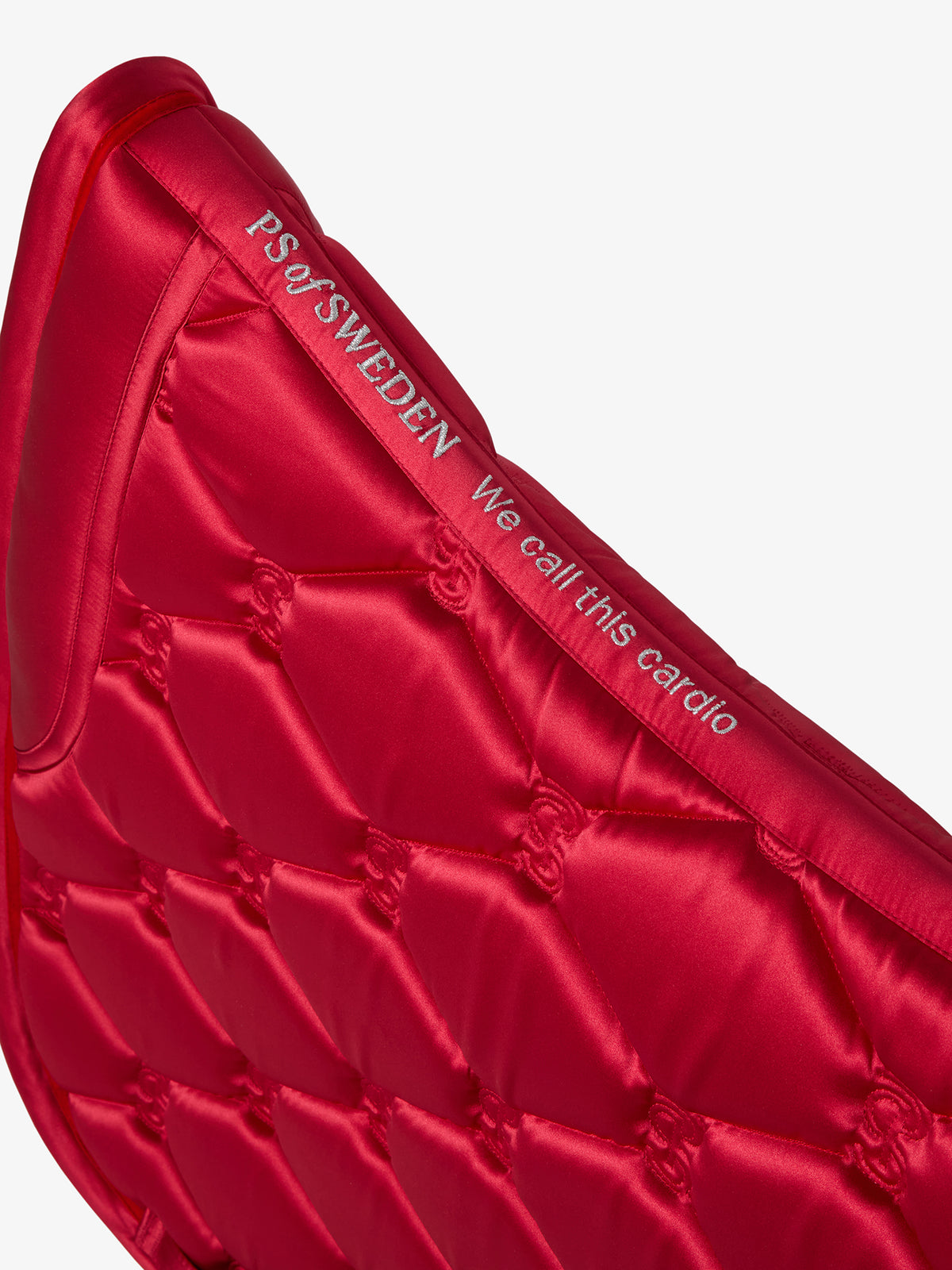 Saddle Pad Dressage Ruffle  - Cranberry Red