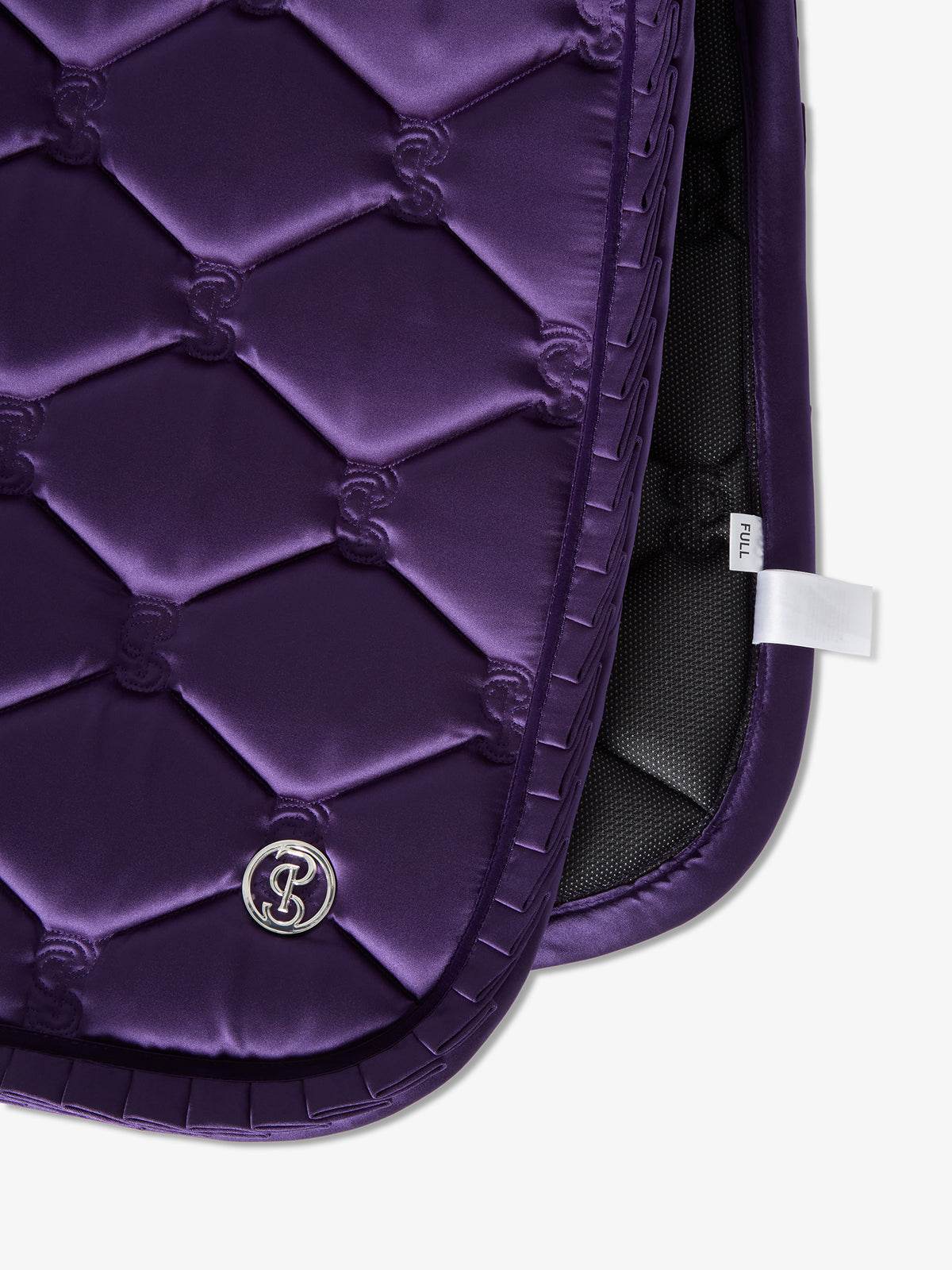 Saddle Pad Dressage Ruffle  - Eclipse Purple
