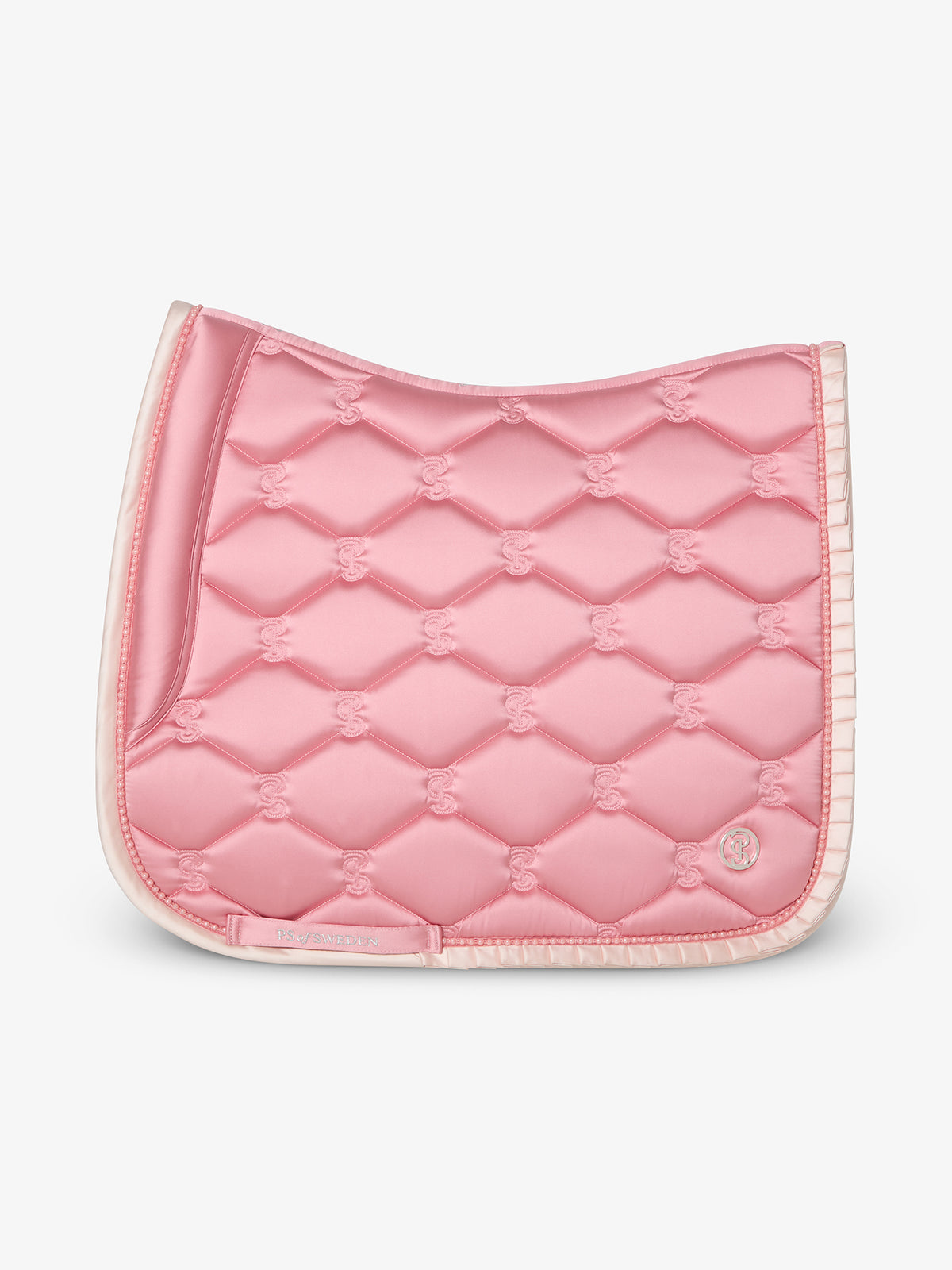 Saddle Pad Dressage Ruffle Pearl - Vintage Pink