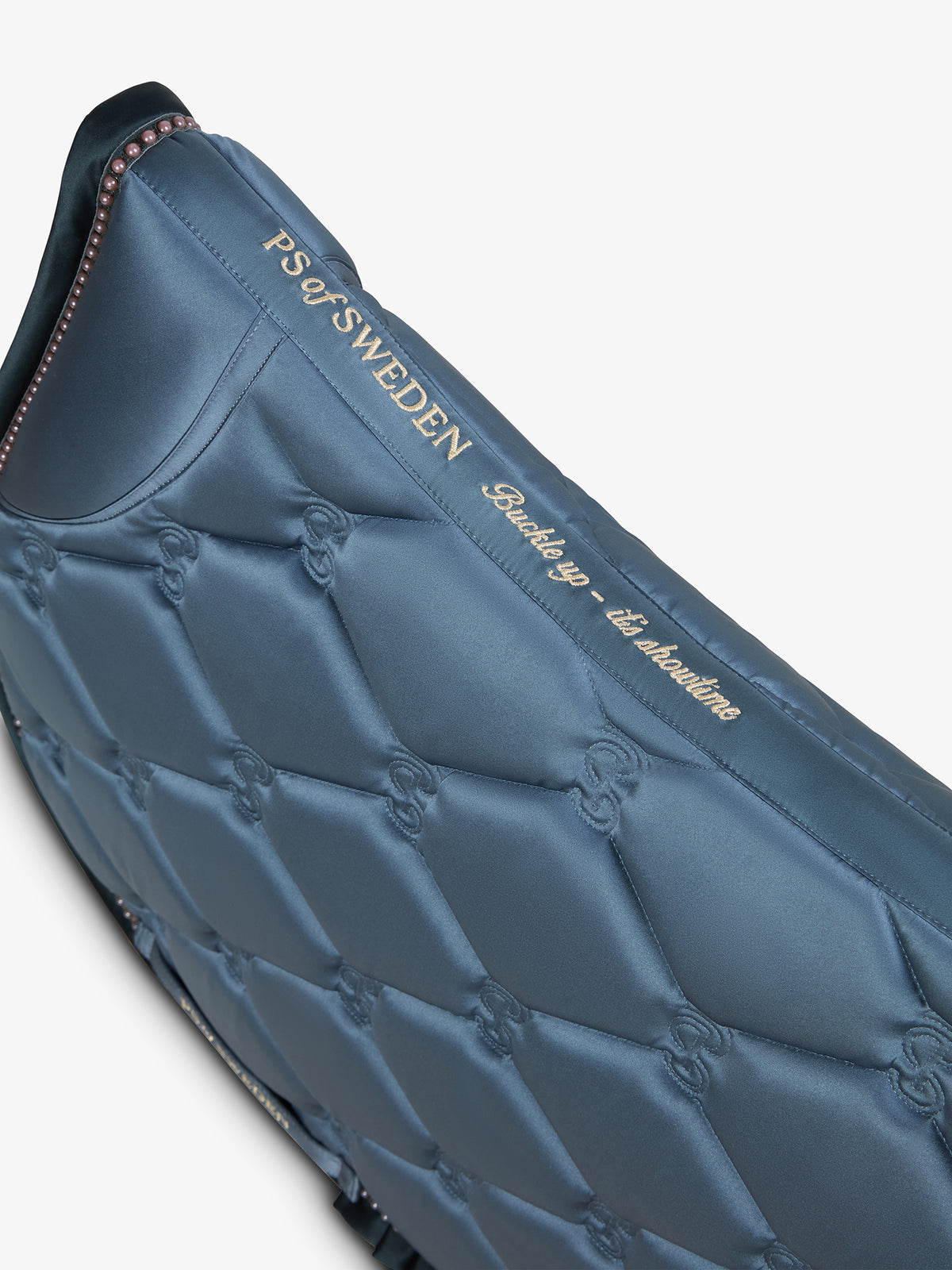 Saddle Pad Jump Ruffle Pearl - Shadow Blue