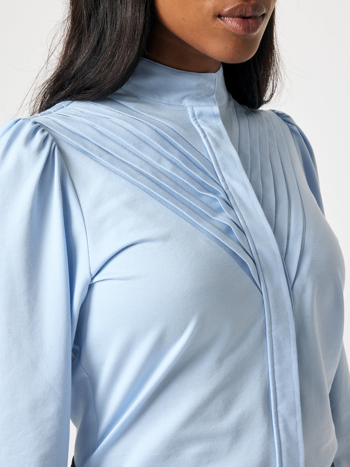 Tindra Tuxedo Shirt Light blue