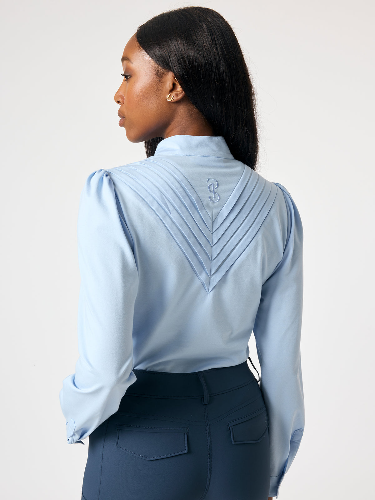 Tindra Tuxedo Shirt Light blue