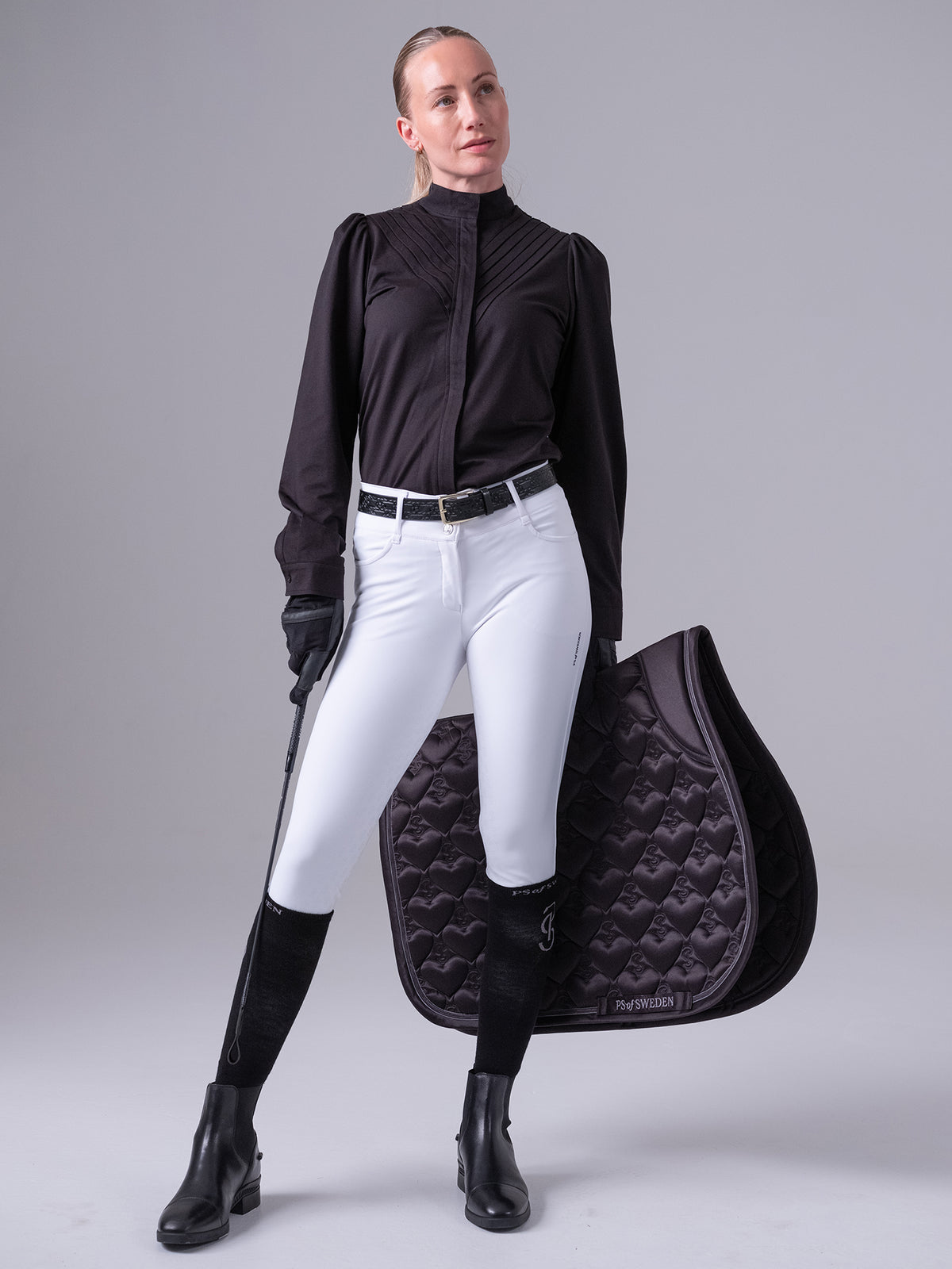 Tindra Tuxedo Shirt - Black