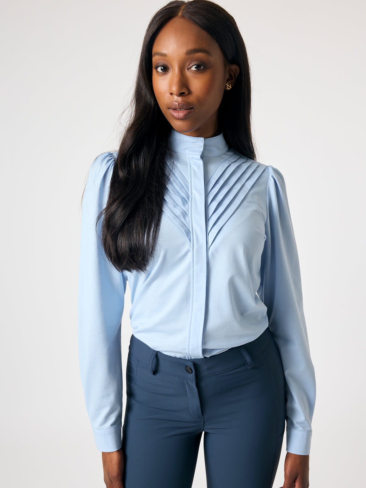 Tindra Tuxedo Shirt Light blue