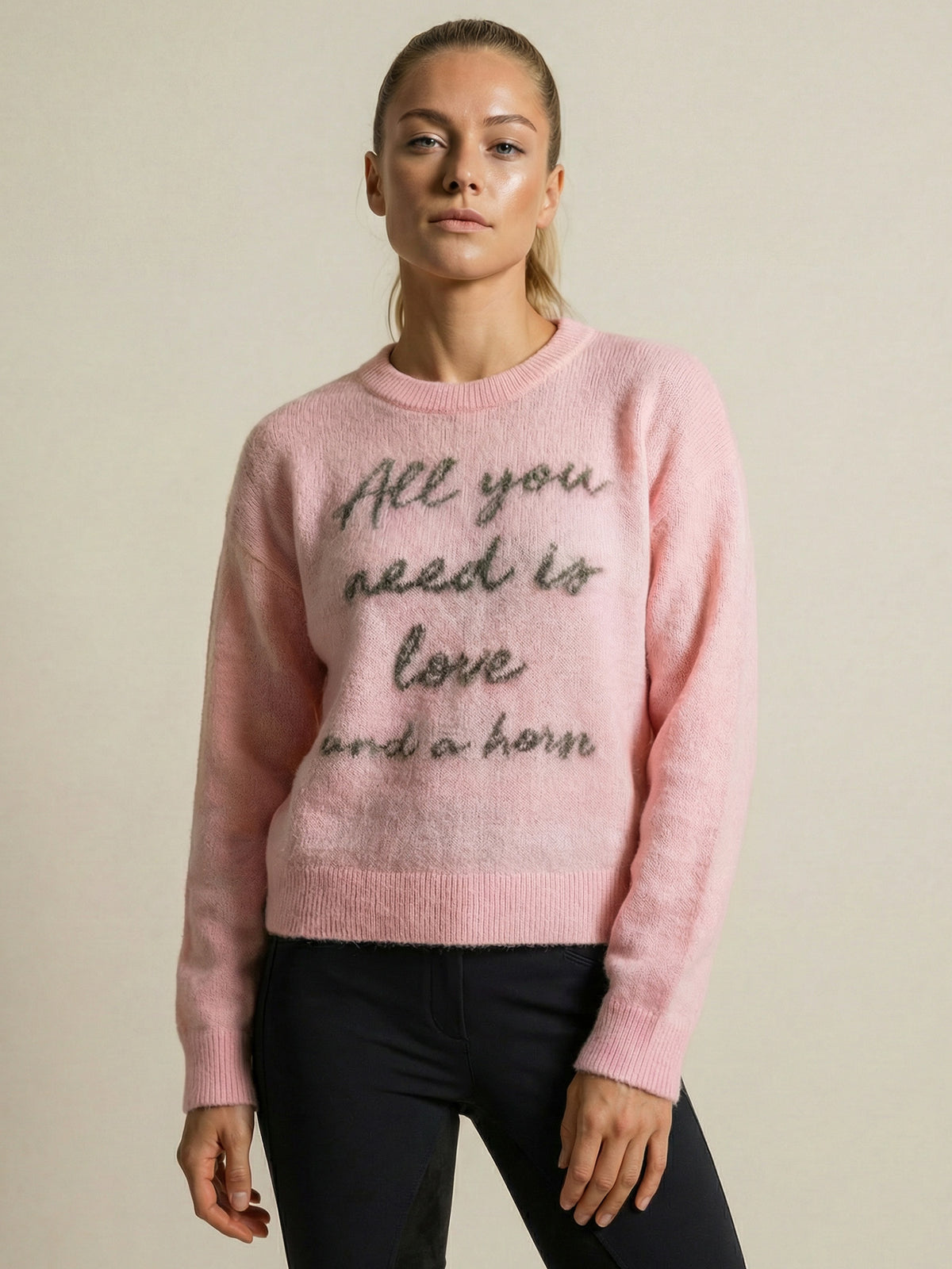 Quote Mohair Mix Sweater Party Pink