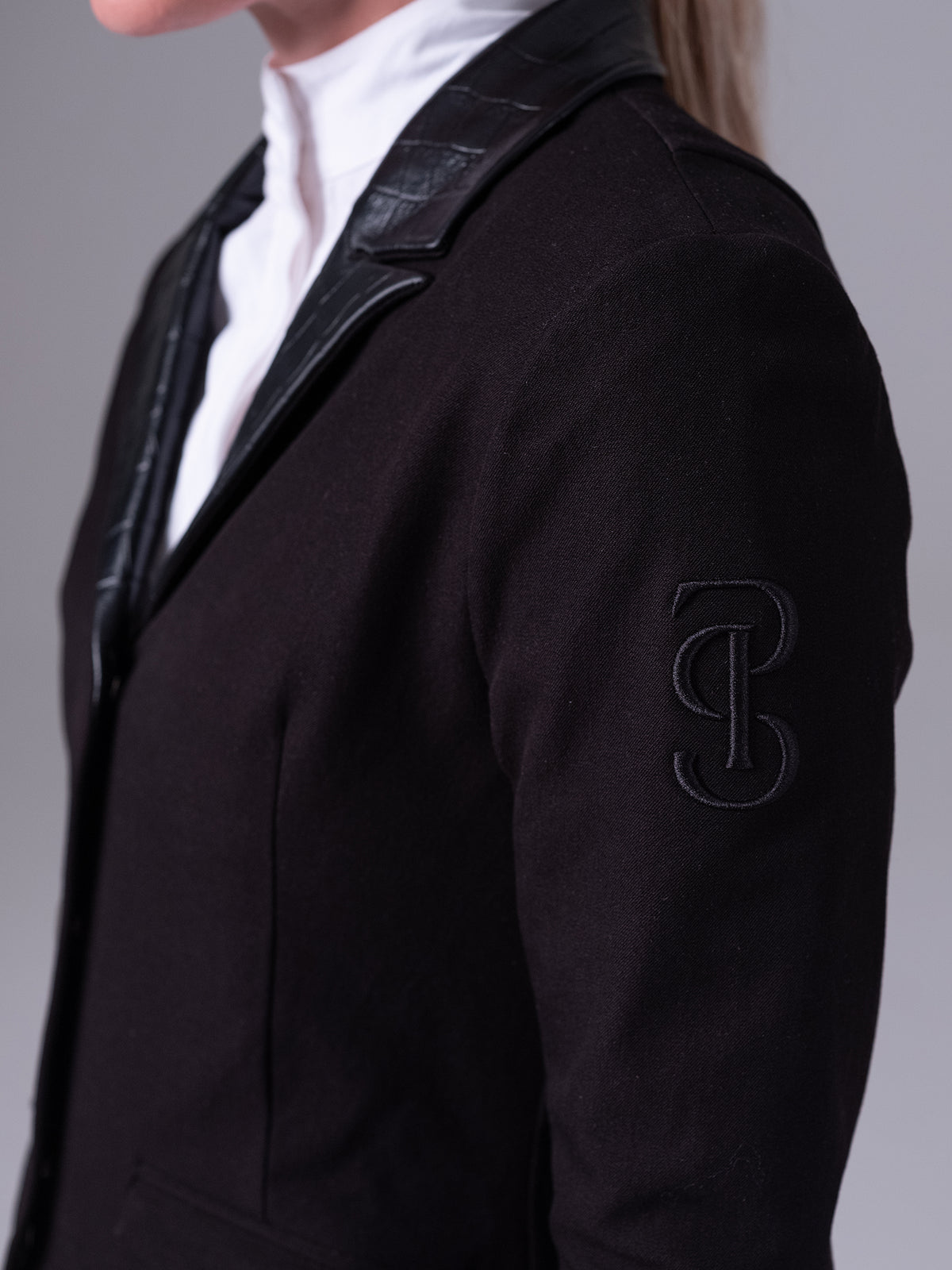 Carol Croco Blazer Black