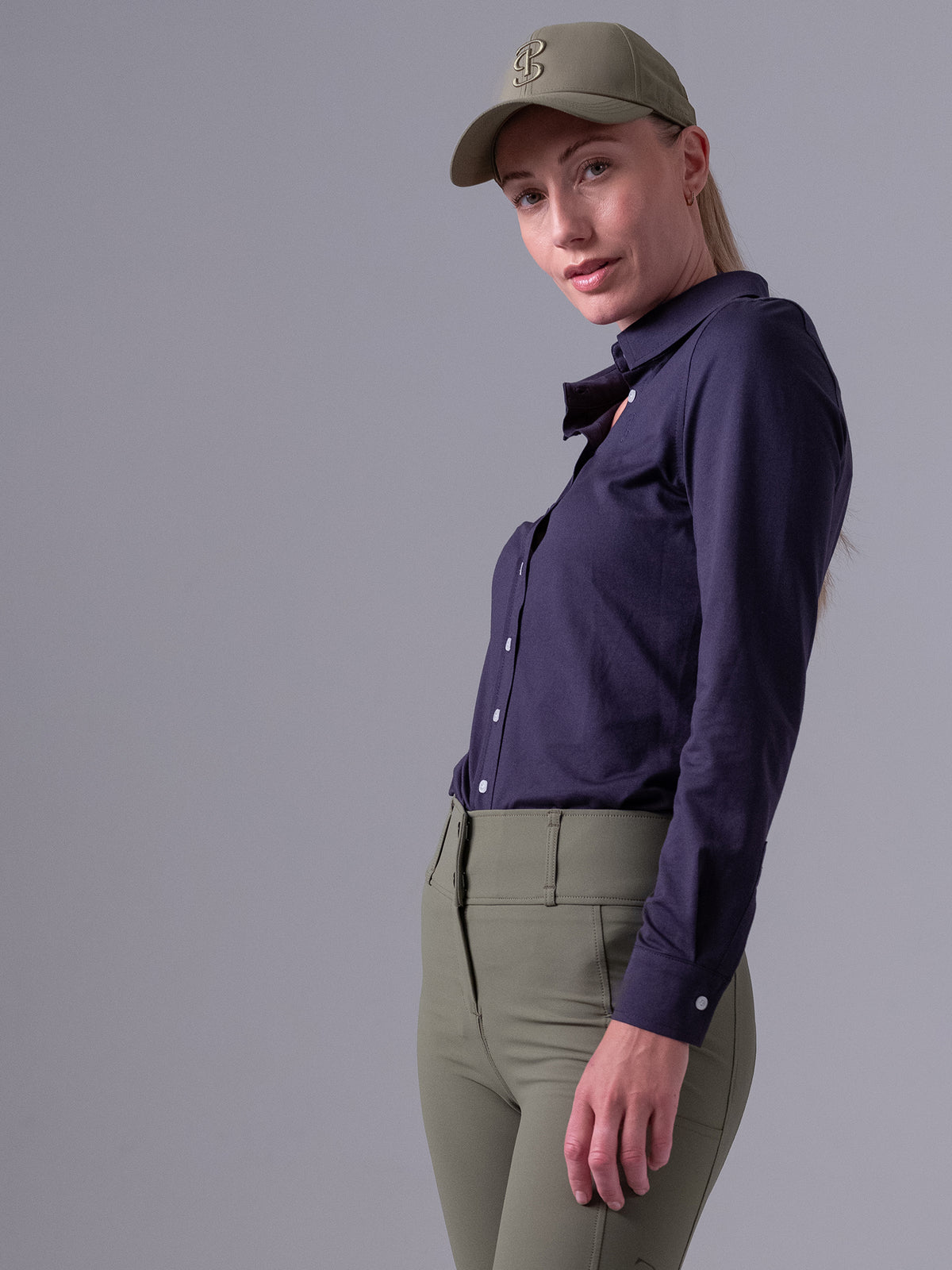 Rebecca Pique Shirt Navy