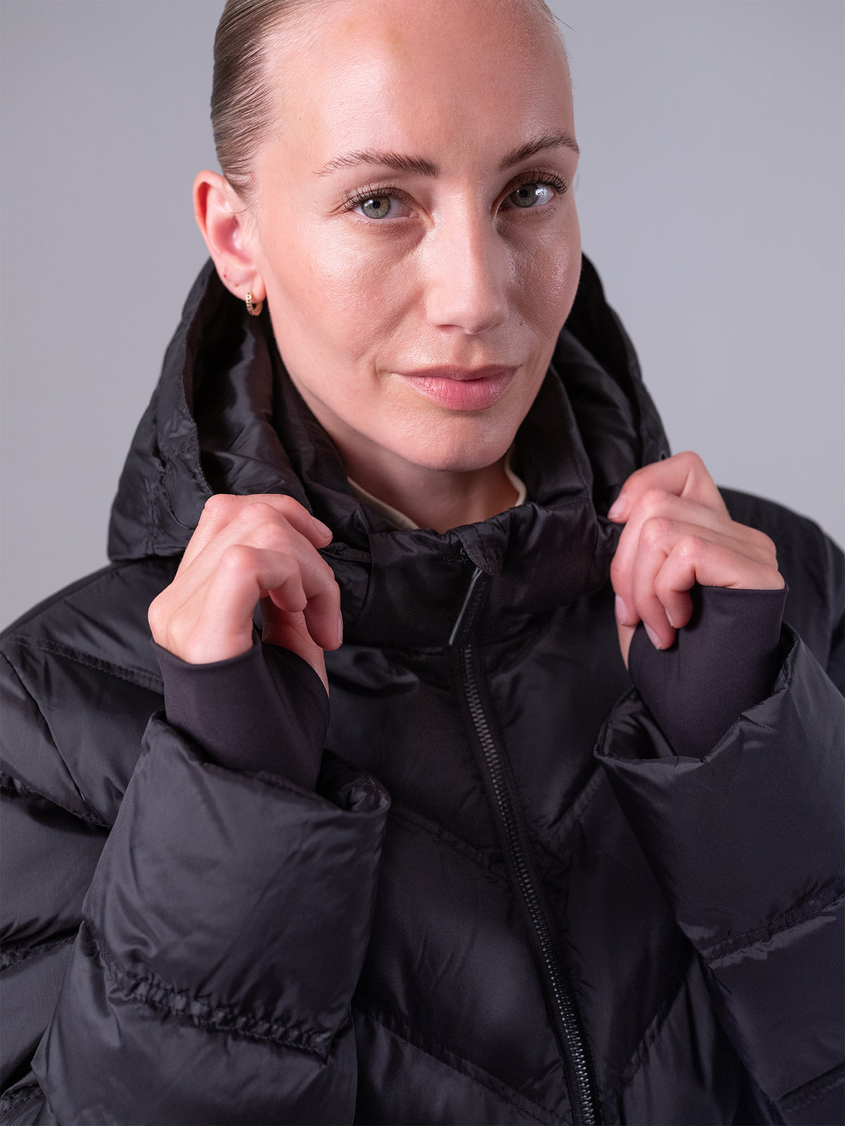 Penelope Puffer Jacket - Black