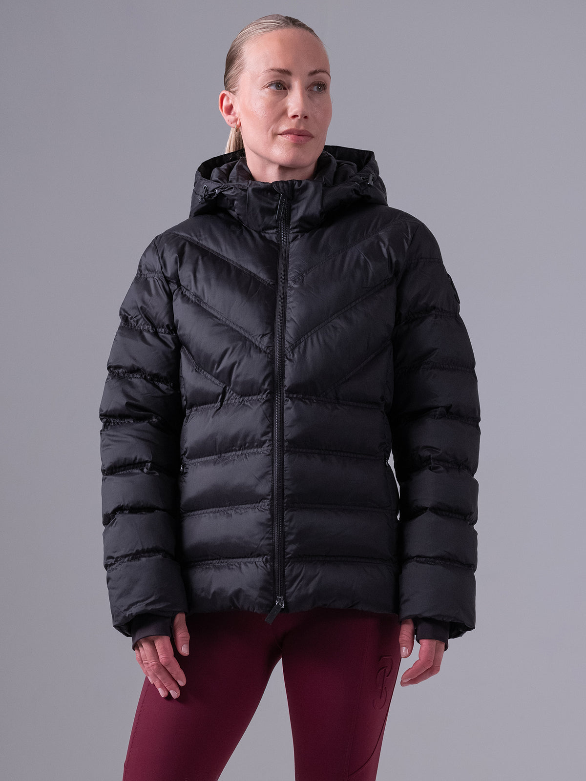 Penelope Puffer Jacket - Black
