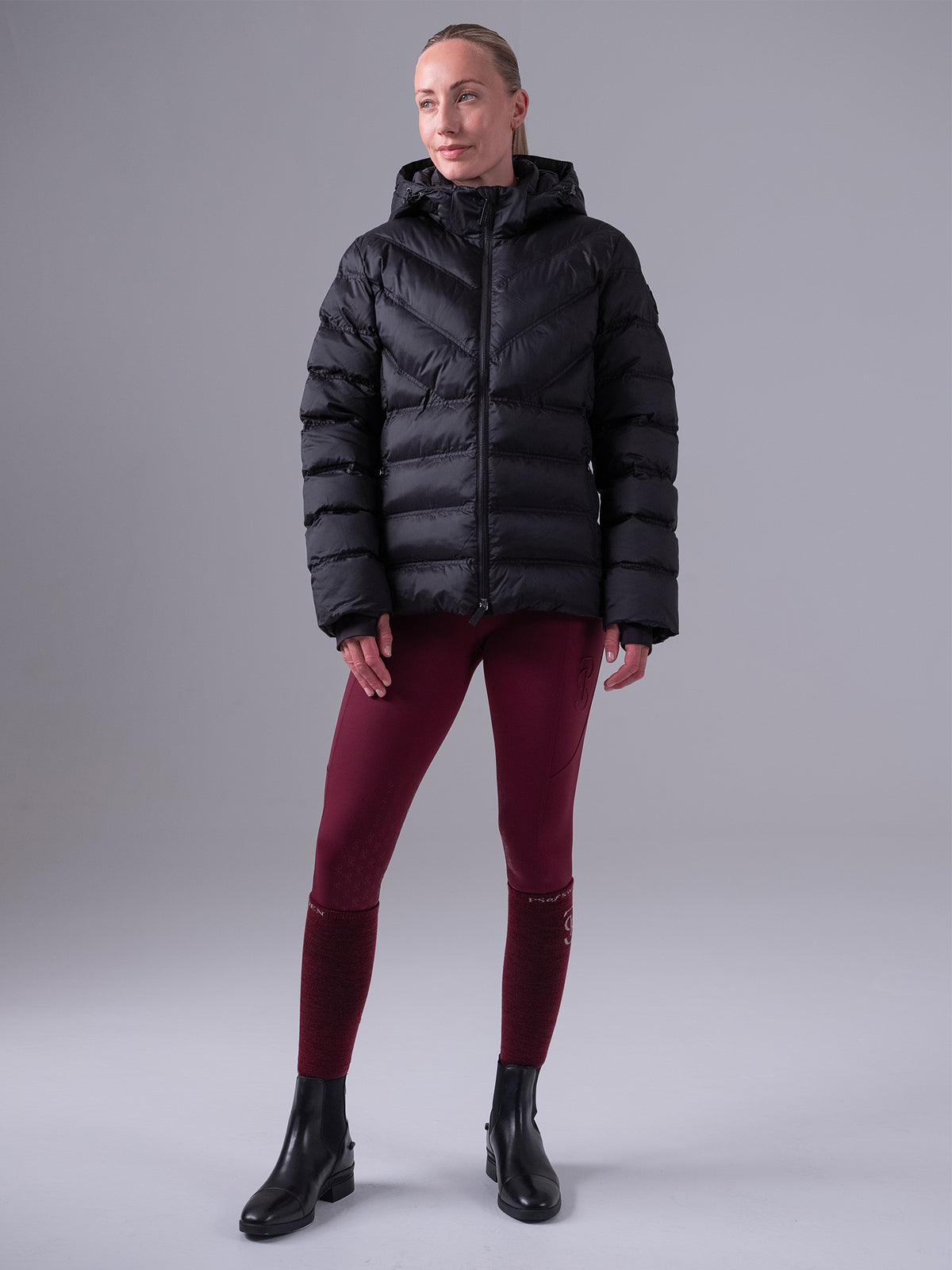 Penelope Puffer Jacket - Black