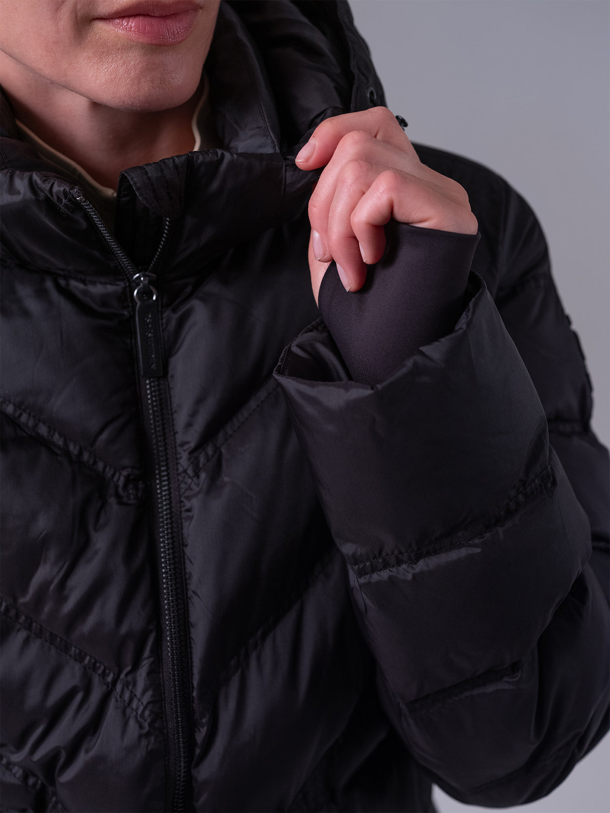 Penelope Puffer Jacket - Black