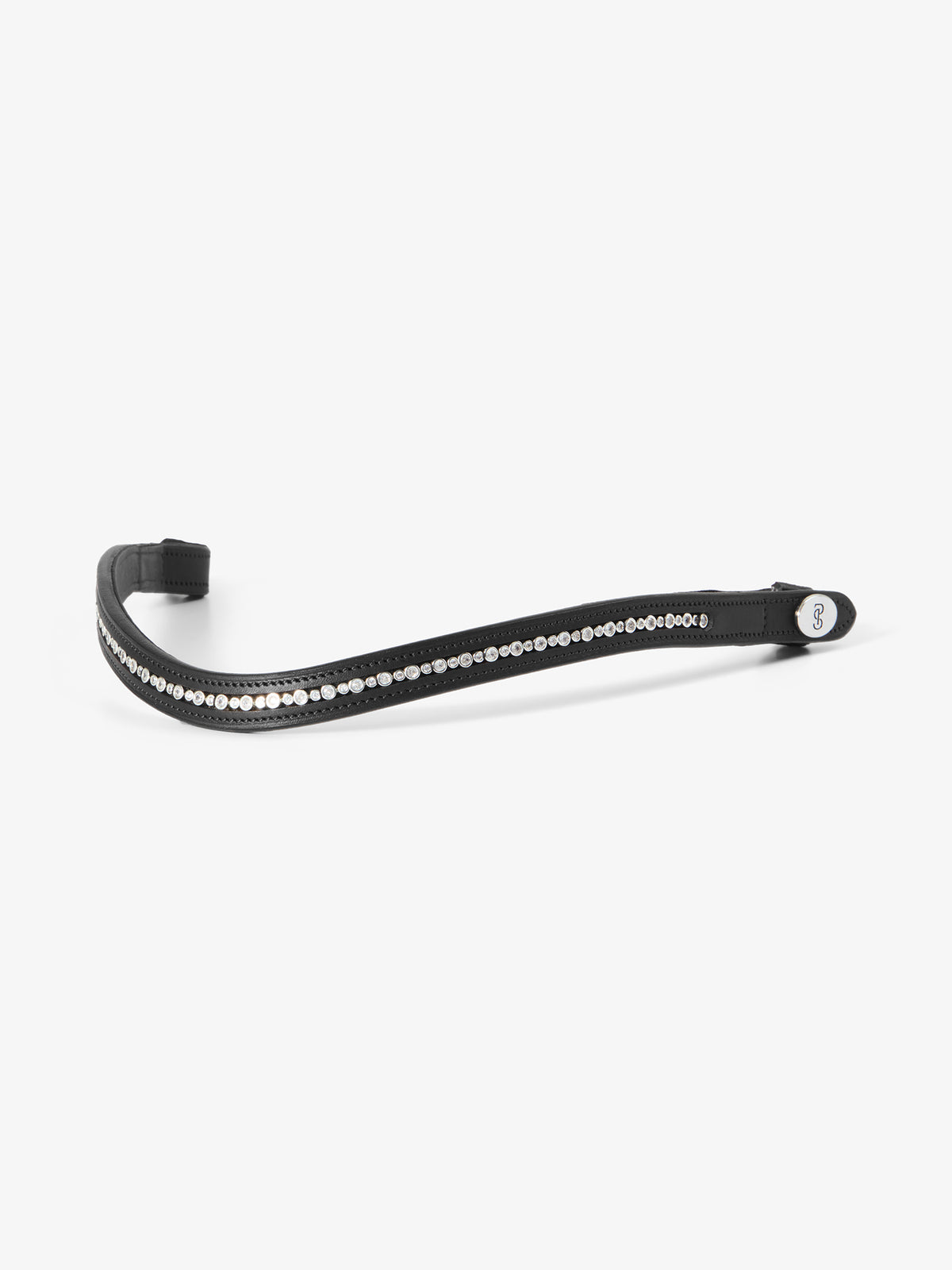 Shimmering Holiday Browband Black Leather