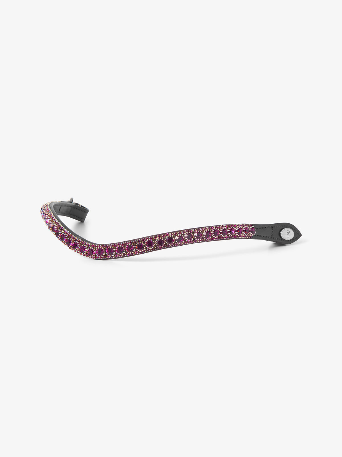 Browband Luxe Eclipse Purple - Black Leather