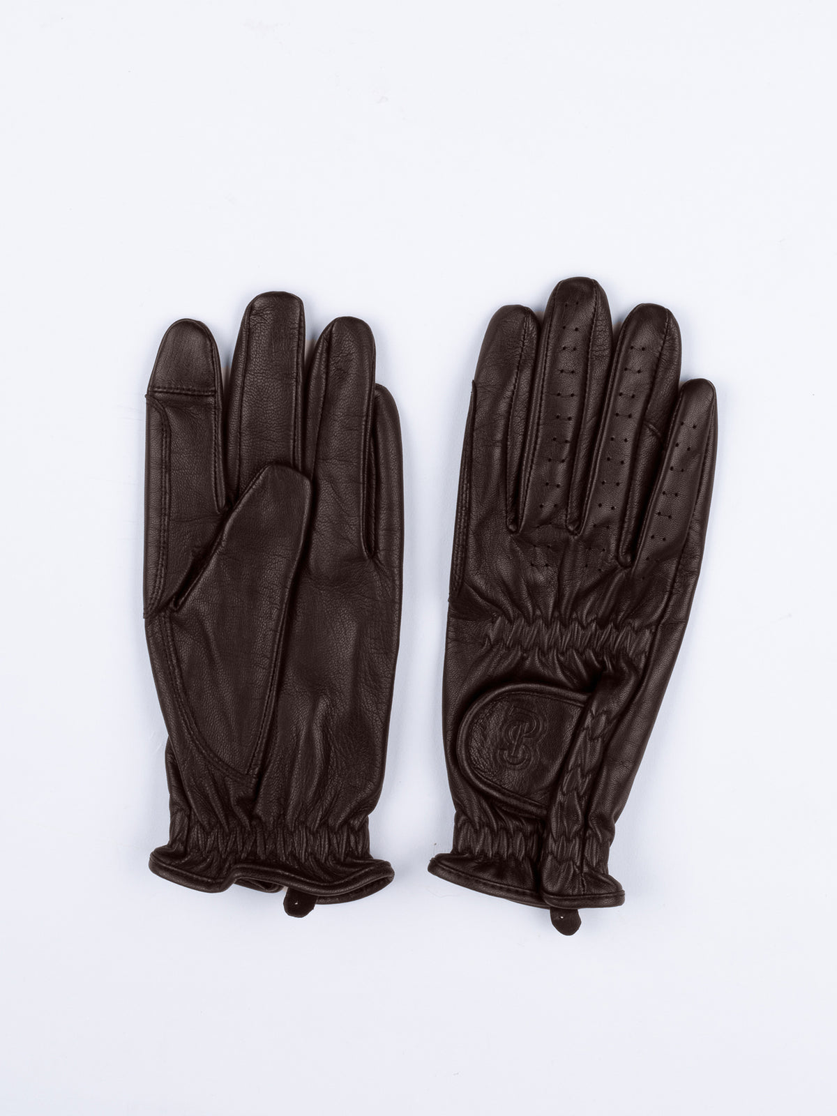 Grip Riding Gloves - Coffee