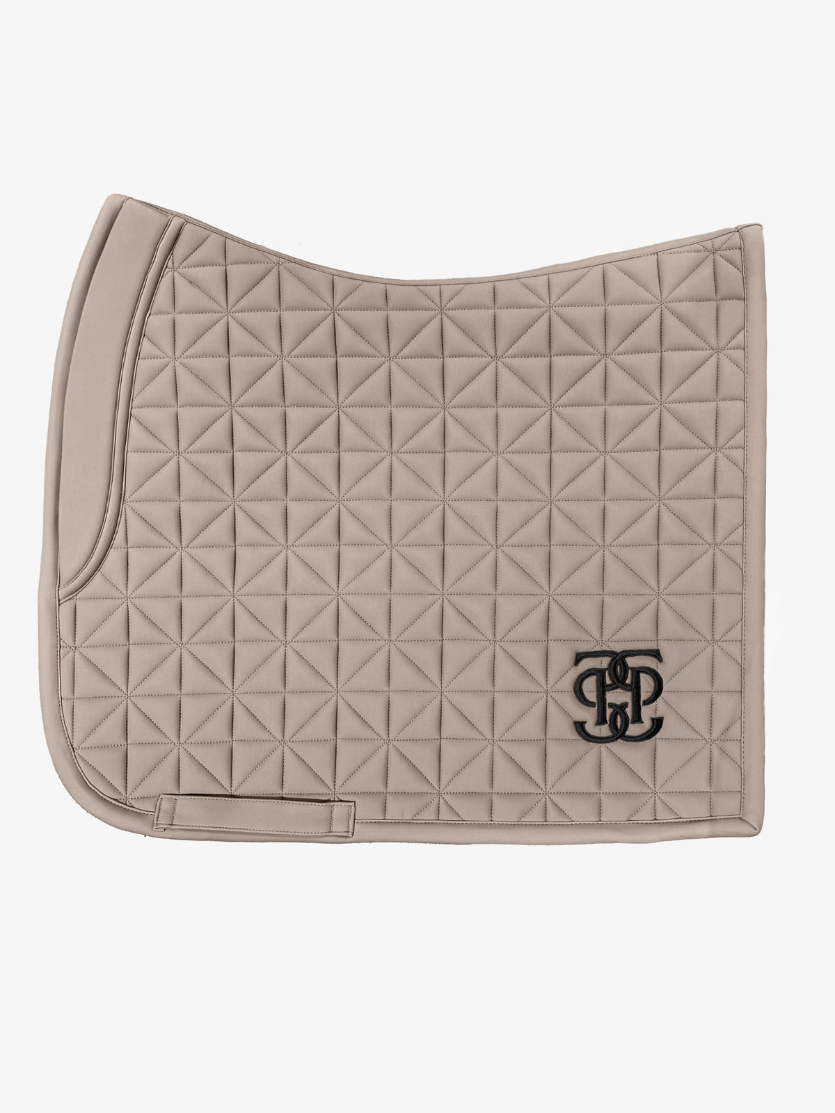 Diamond Quilt Dressage Saddle Pad Latte