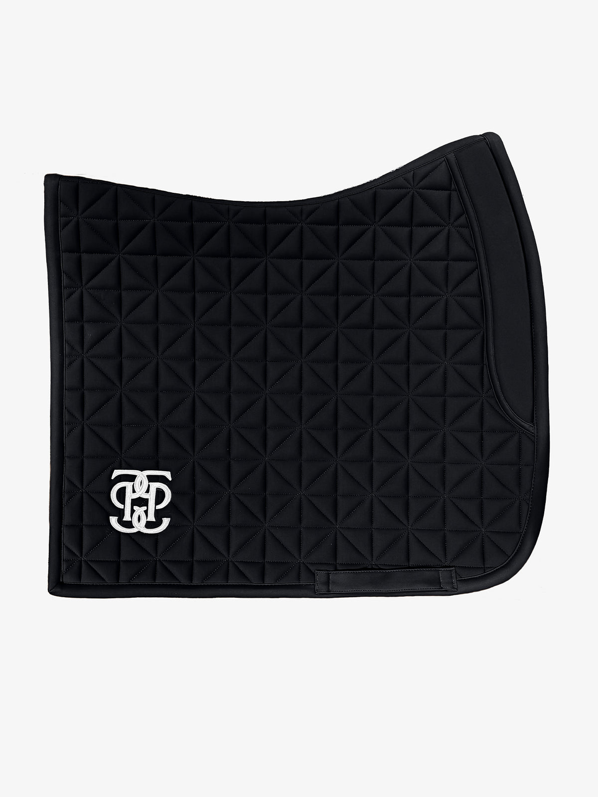 Diamond Quilt Dressage Saddle Pad Black