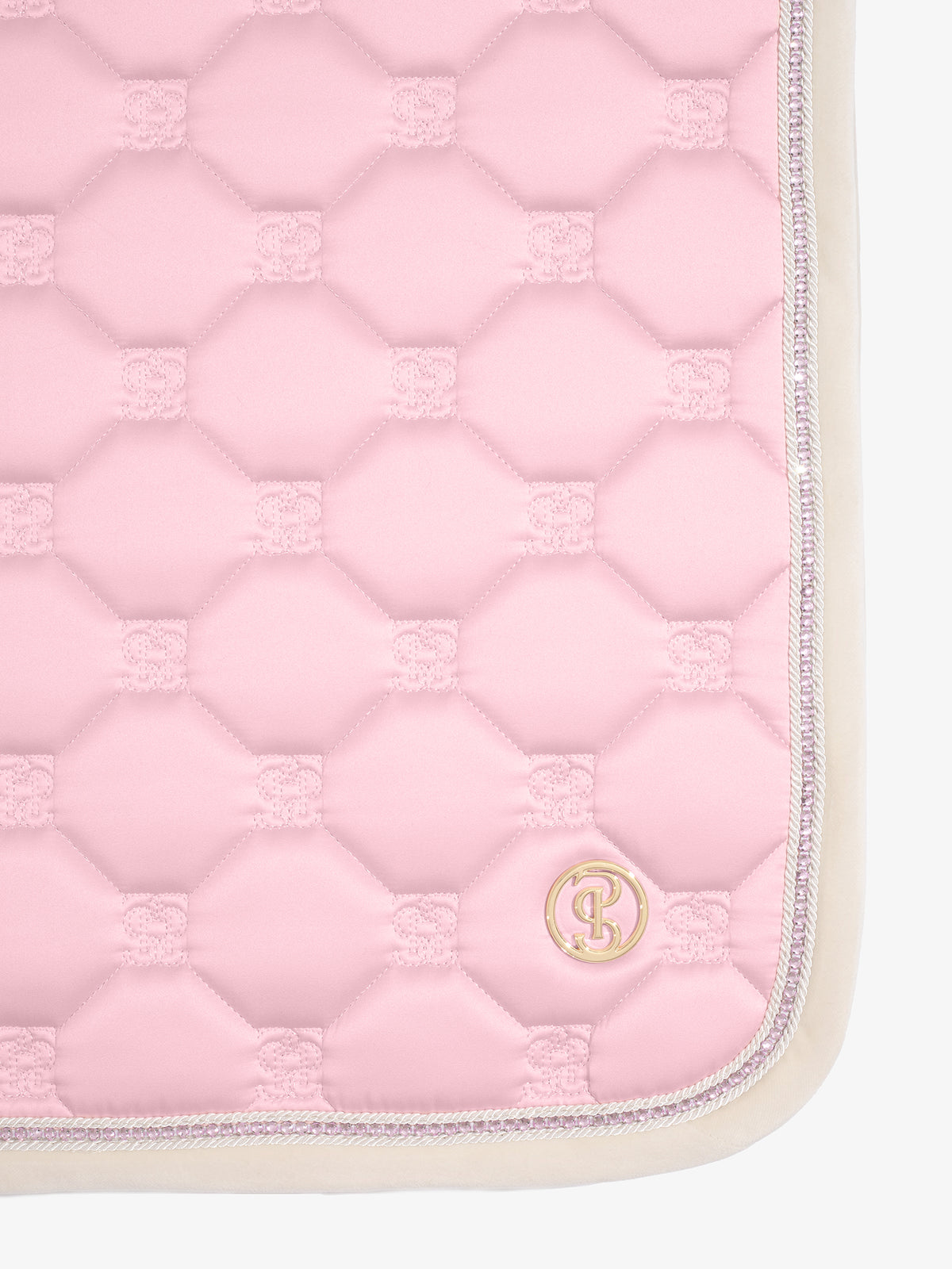 Vintage Monogram Dressage Saddle Pad Hortensia pink